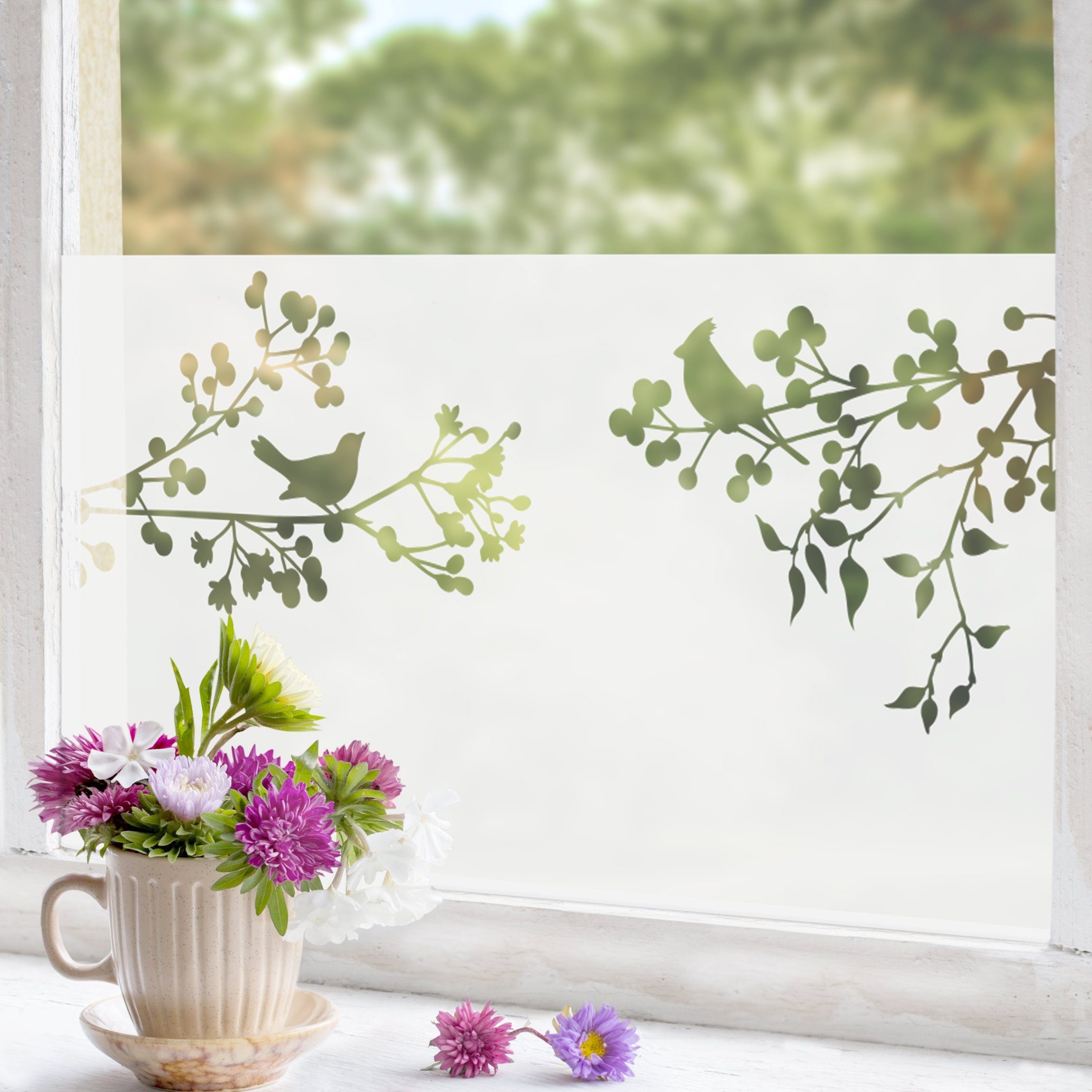 Bilderdepot24 Fensterfolie statisch haftend Motiv Fensterdeko günstig online kaufen