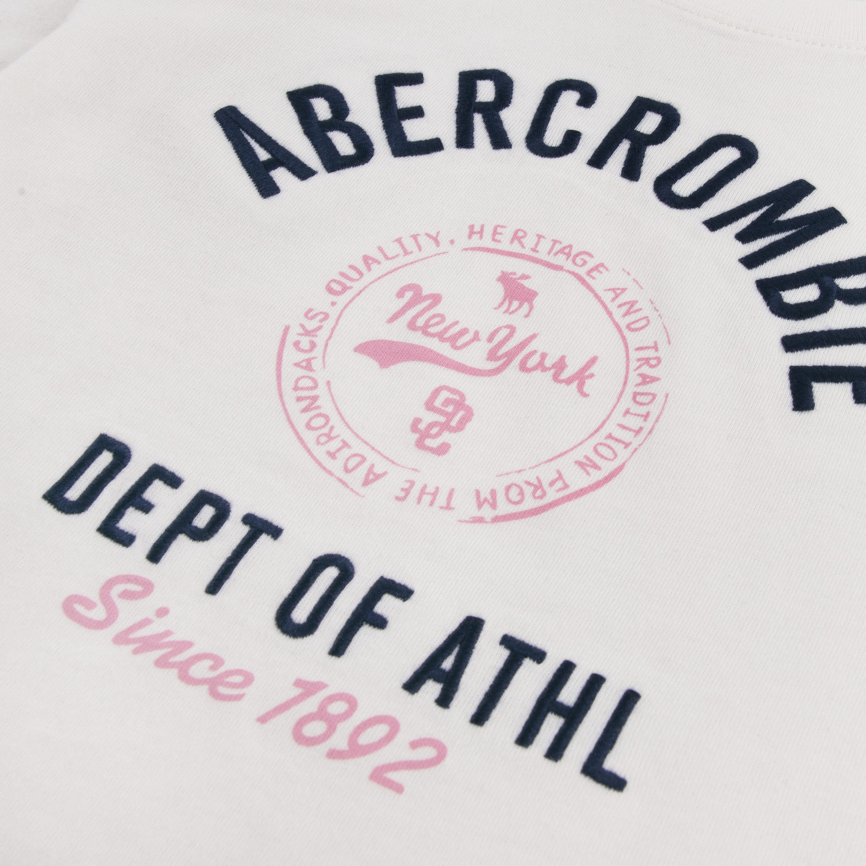 Abercrombie Kids T-Shirt AFG Y2K CORE CLASSIC TEE Hochwertiger Frontprint, veredelt mit einer flauschigen Applikation – Bild 3 von 3