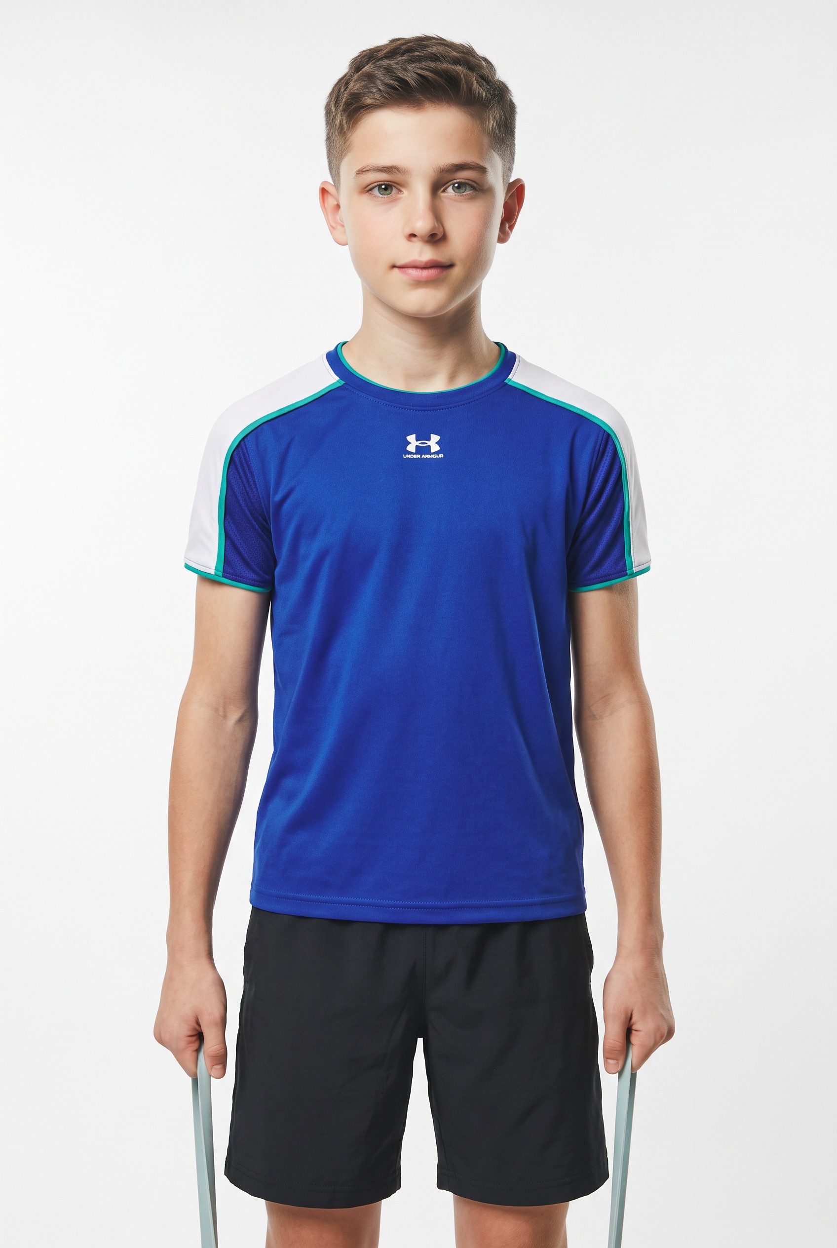 Under Armour® Trainingsshirt UA B CHALLENGER TRAIN SS für Jugendliche, mit Mesh-Einsätzen, schnell trocknend, atmungsaktiv