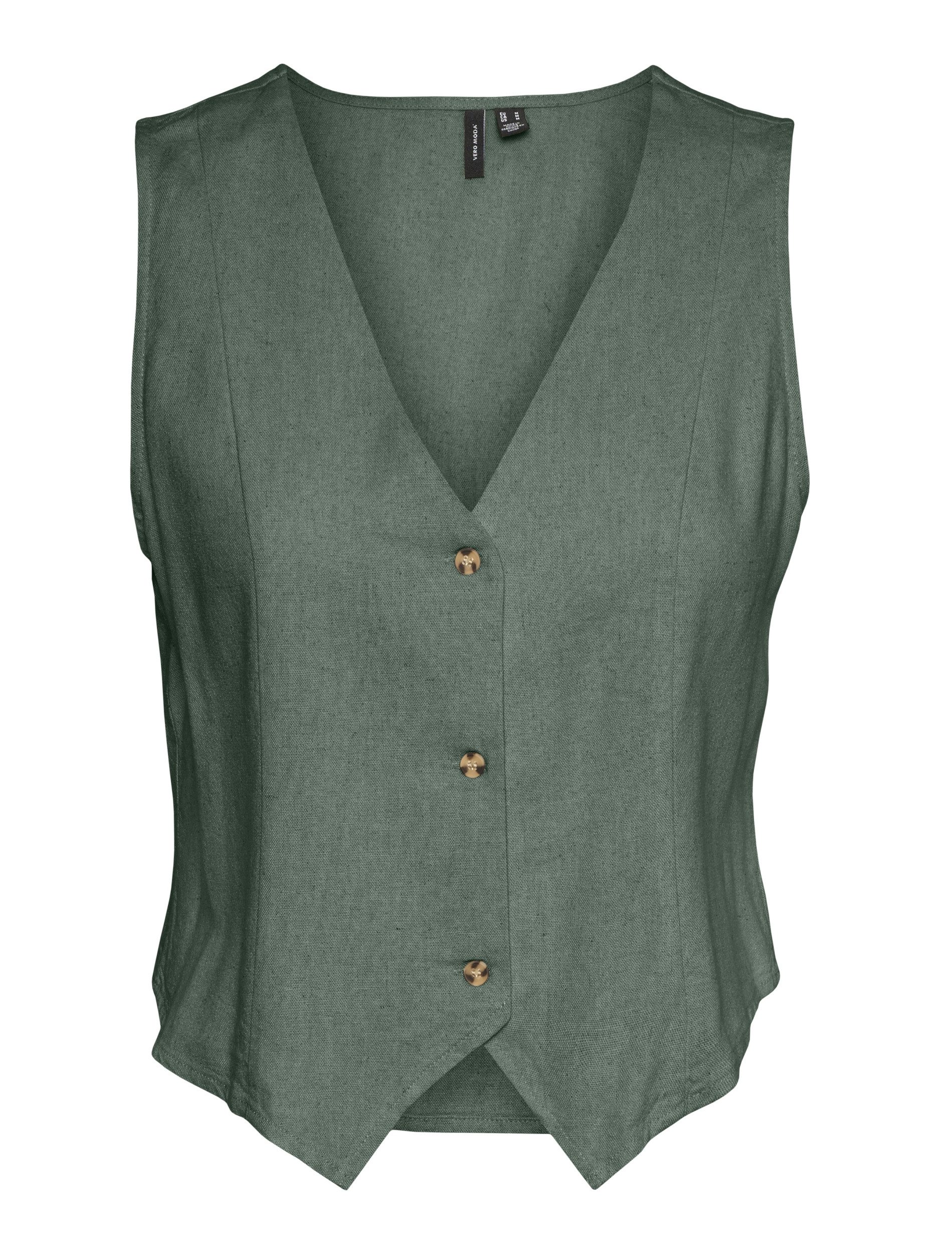 JDY T-Shirt VMMYMILO S/L WAISTCOAT WVN GA BOO