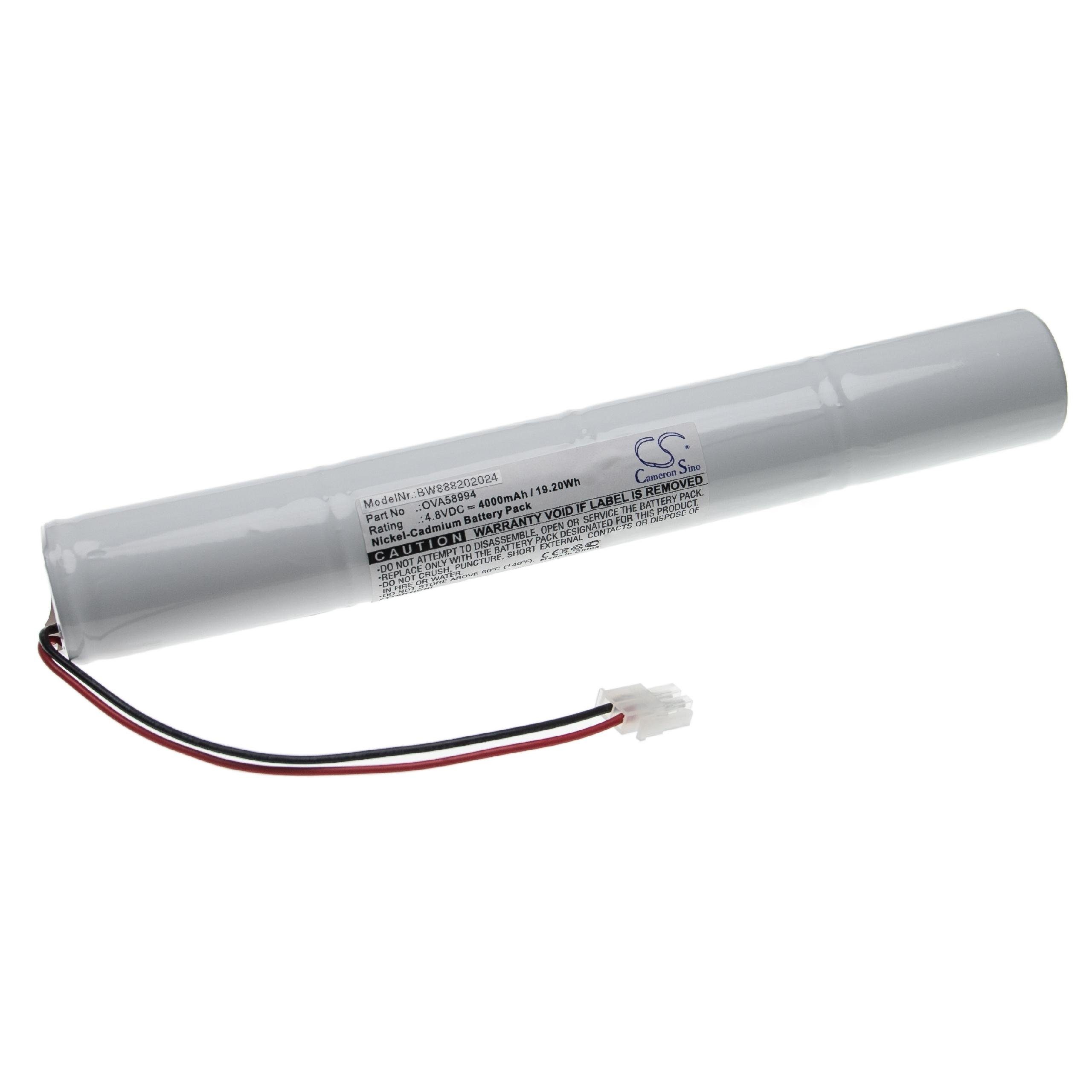 vhbw kompatibel mit Schneider Exiway Plus, One, Class Akku NiCd 4000 mAh (4,8 V)