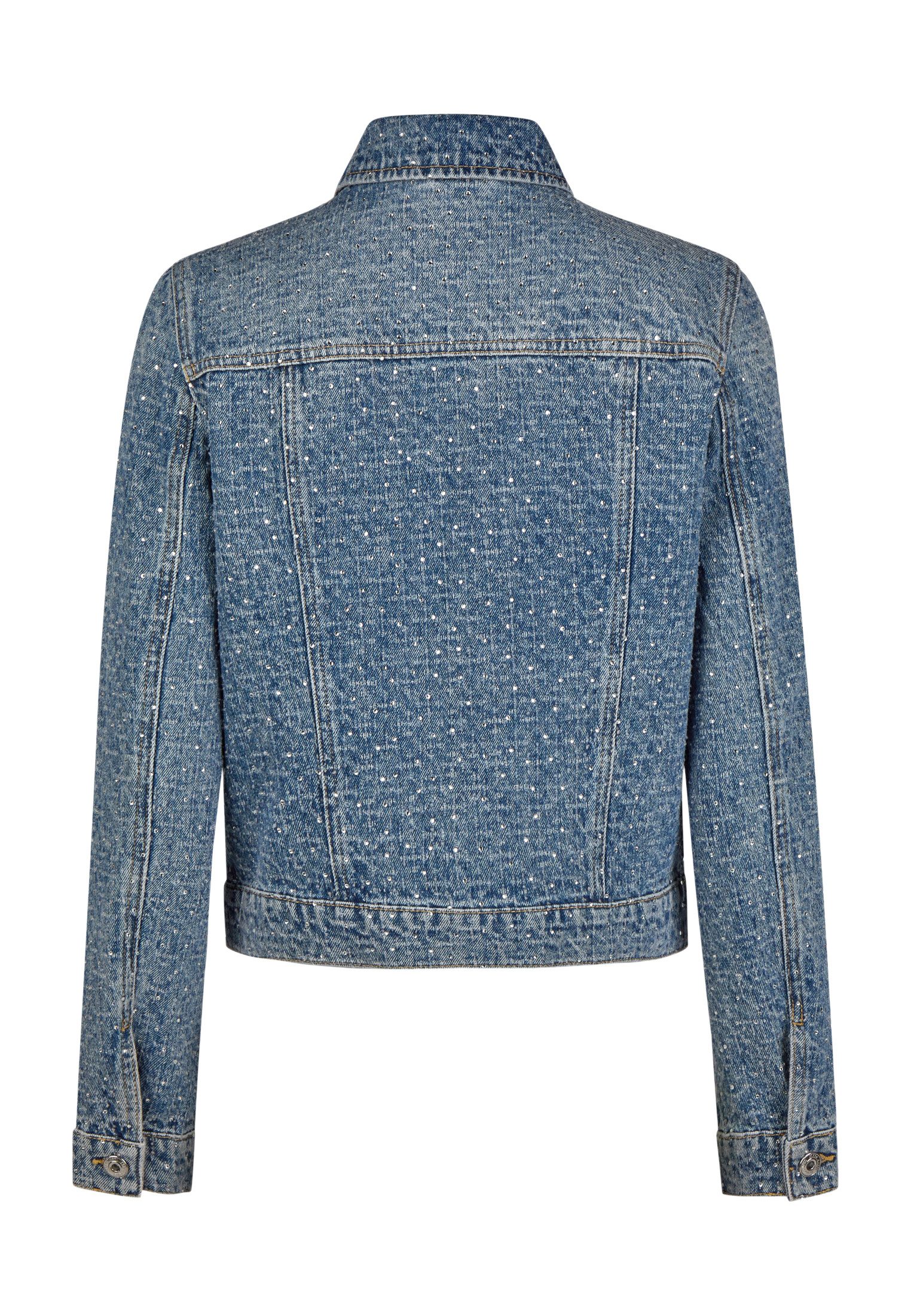 MARC AUREL Jeansjacke mit Drop Needle Muster