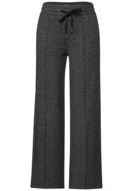 STREET ONE Culotte Street One Loose Fit Hose in Black (1-tlg) Tunnelzugbändchen