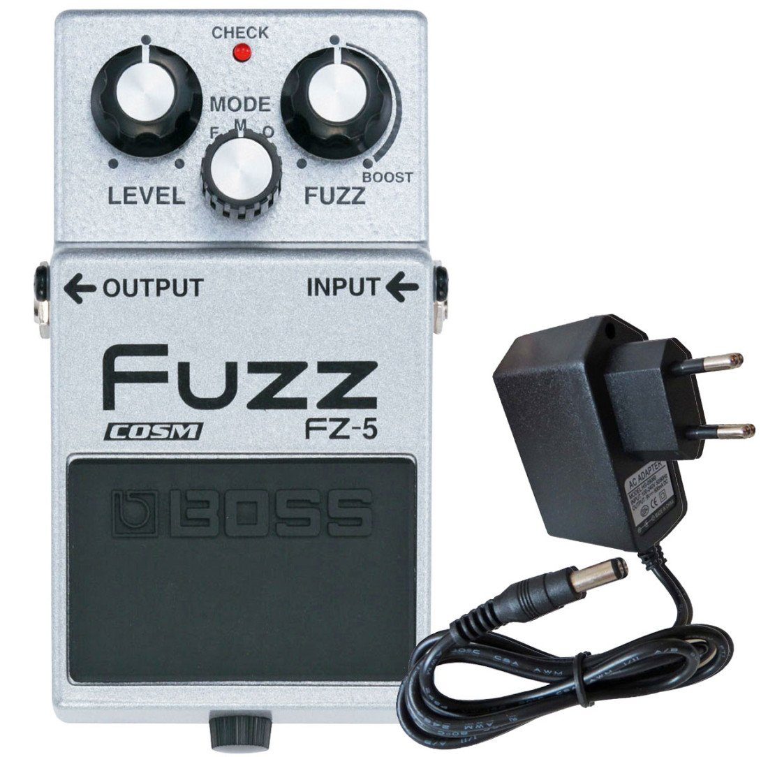E-Gitarre Boss FZ-5 Fuzz-Pedal Effektgerät mit Netzteil