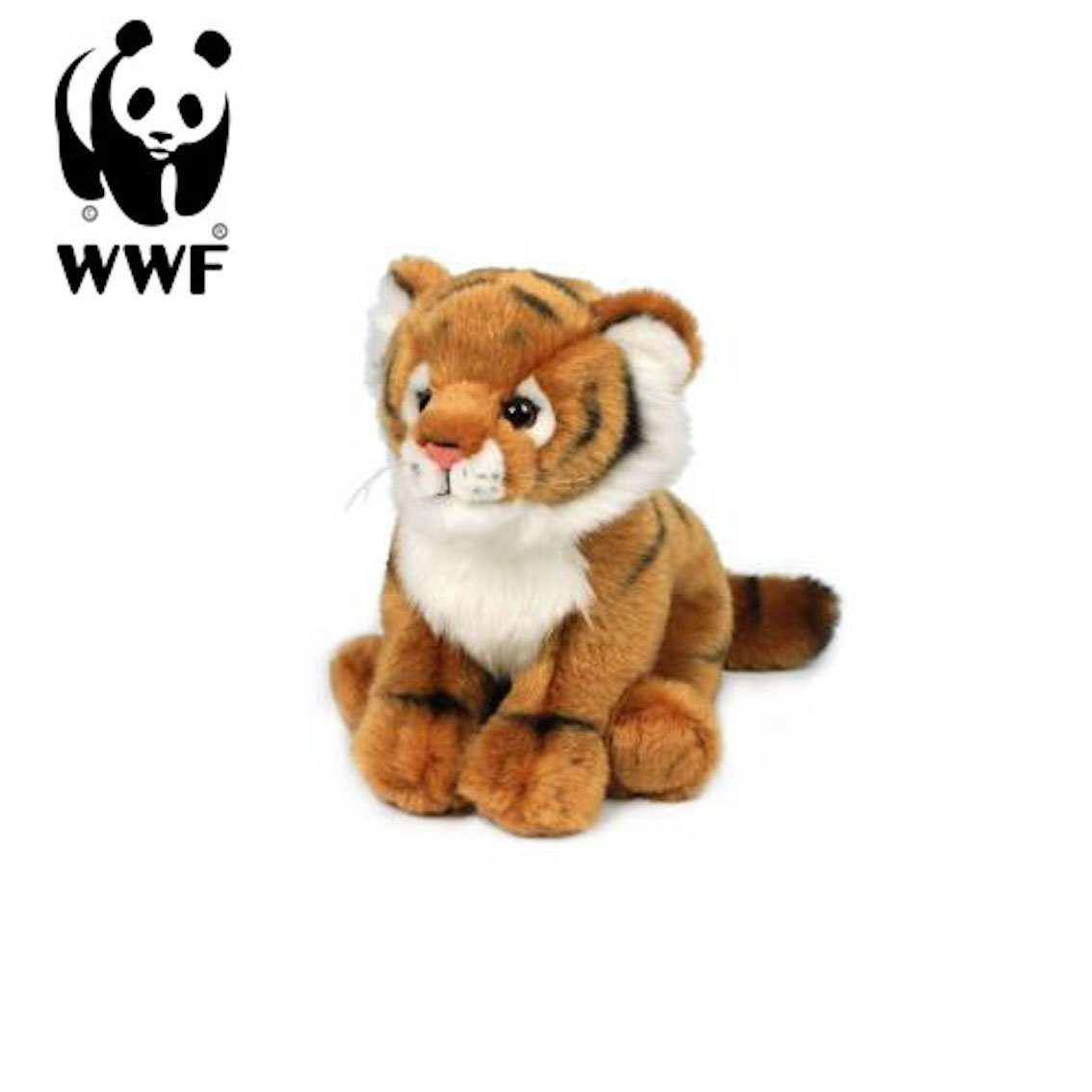 WWF Kuscheltier Plüschtier Tigerbaby (19cm), sitzend