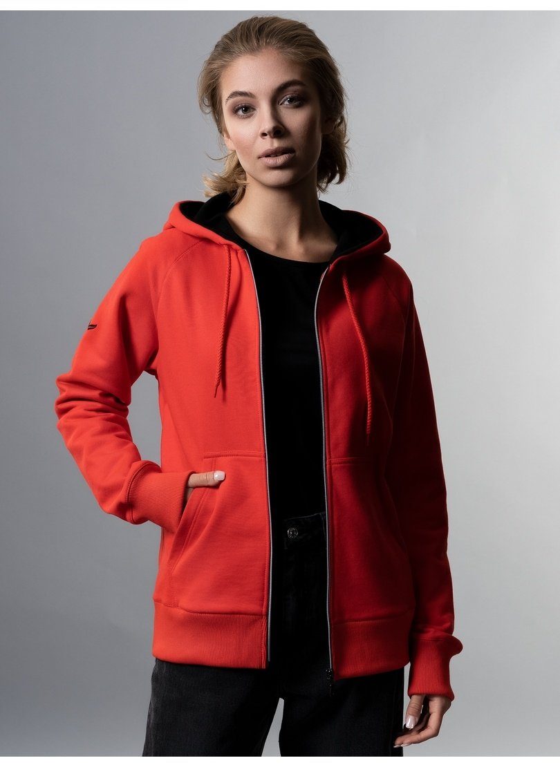 Trigema Sweatjacke TRIGEMA Sweatjacke mit Kapuze vulcano | Jacken