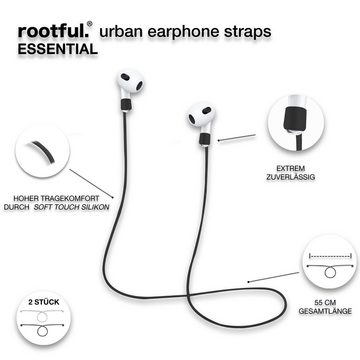 rootful. rootful.® Urban Essentials, 2X AirPods Halteband, Straps für Apple wireless Kopfhörer