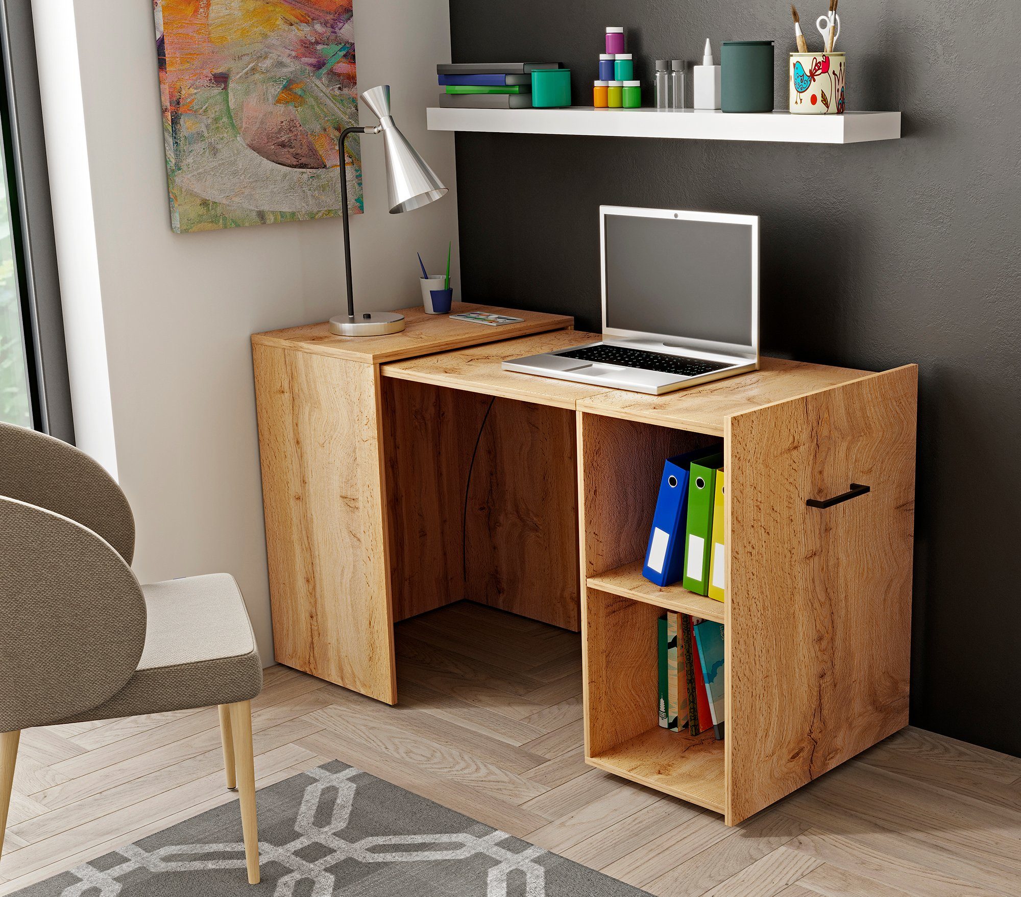 INOSIGN Schreibtisch Smart, platzsparende Kommode ausziehbar günstig online kaufen