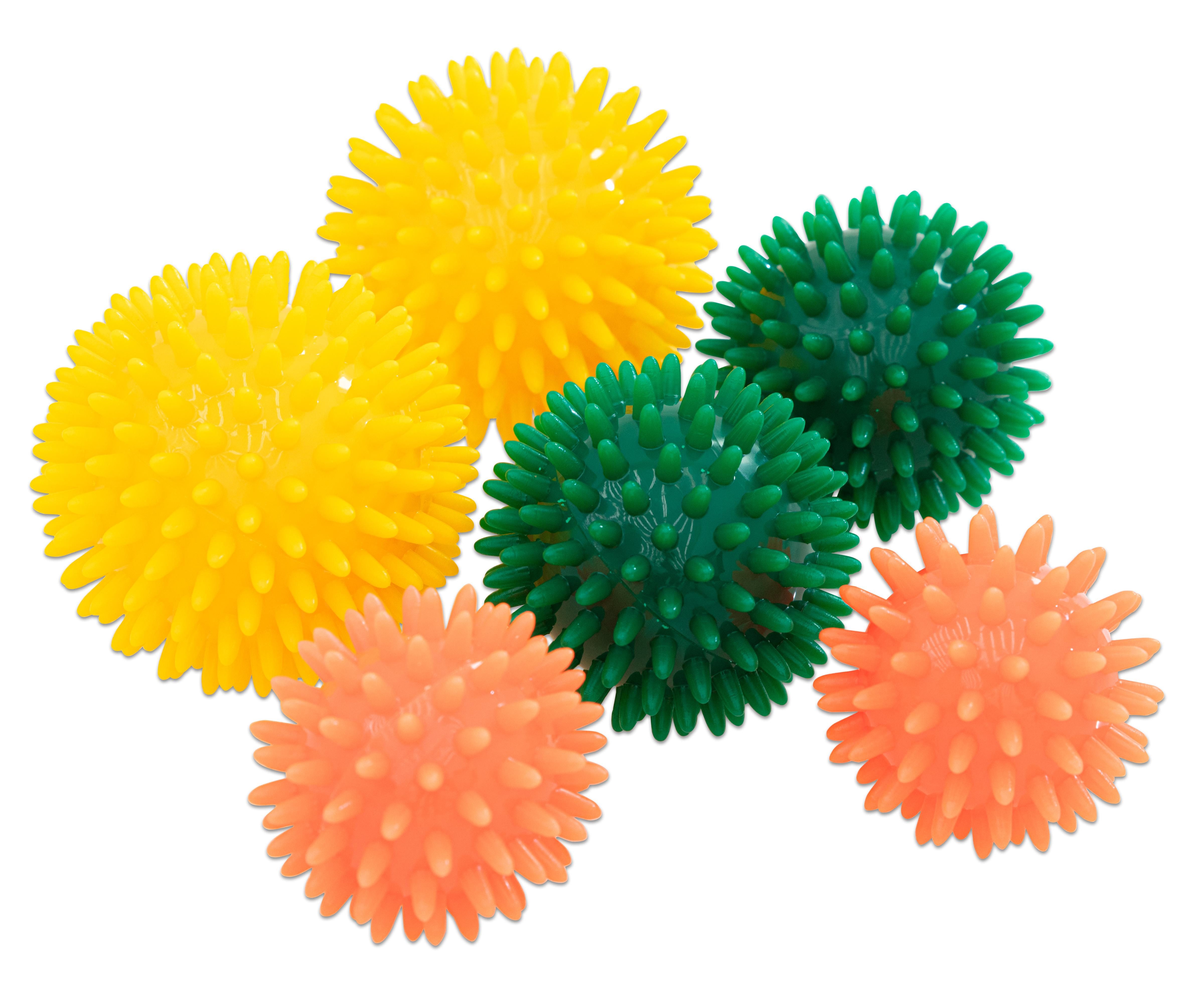 Betzold Spielball Igelbälle-Set, 6 Stück