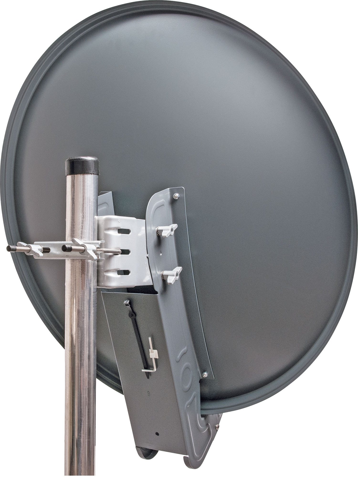 Schwaiger SPI075PA 011 Sat-Spiegel (75 cm, Aluminium, anthrazit)