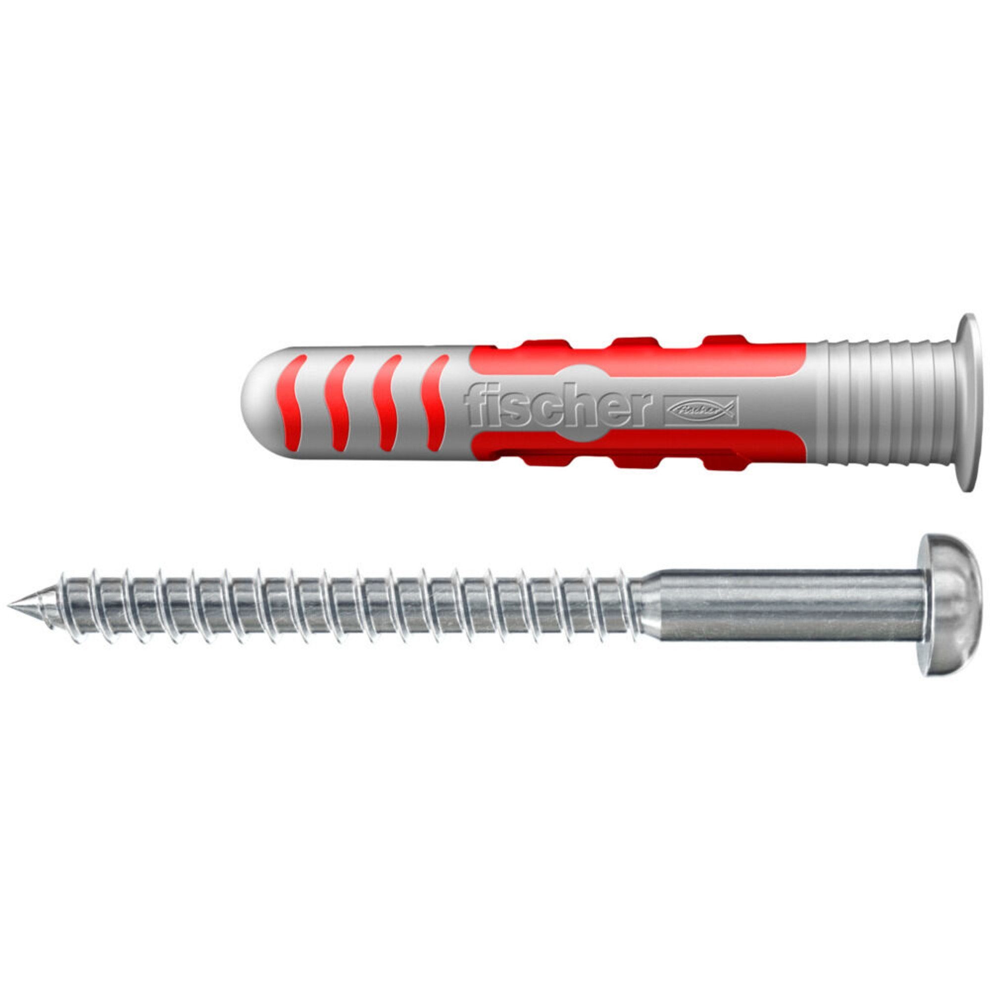 Fischer Universaldübel fischer Dübel DuoSeal 8x48 S PH TX A2, (25 Stück