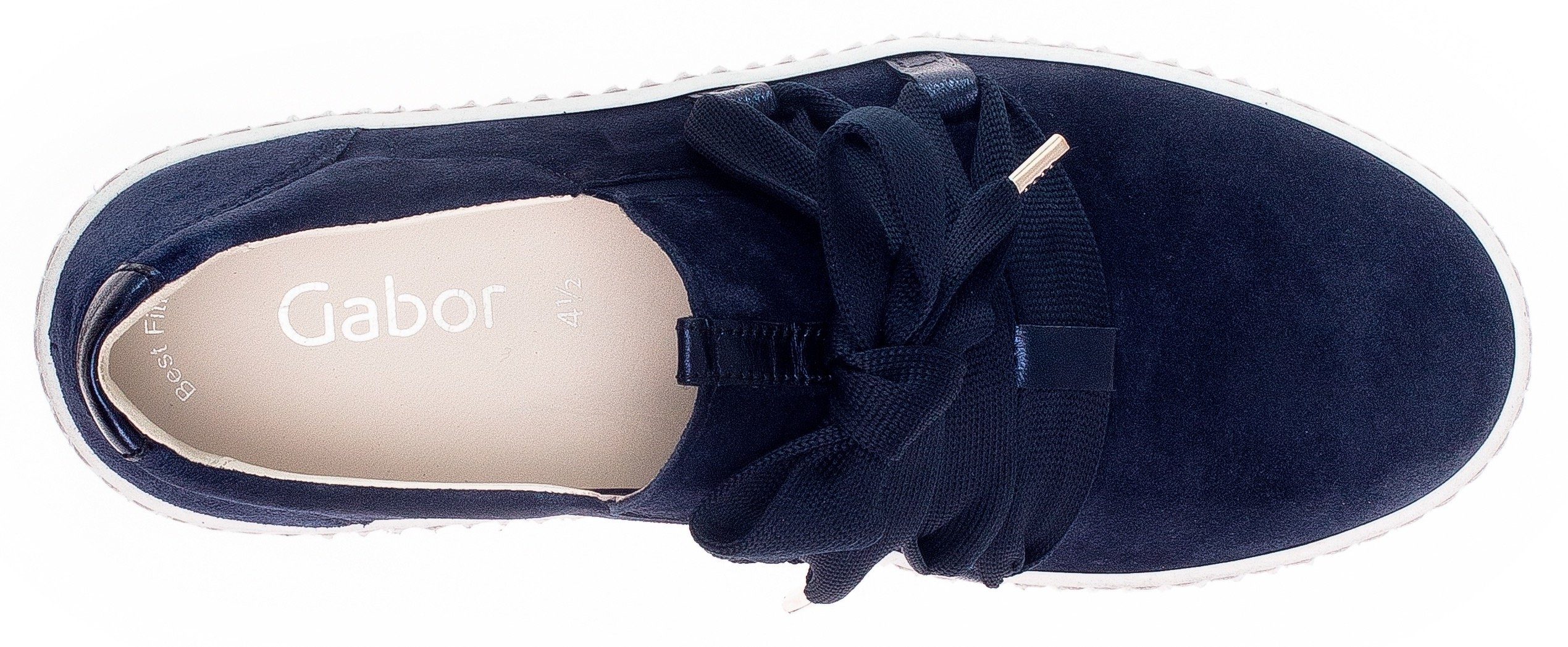 Gabor Plateausneaker Slip-On Sneaker, Slipper, Schnürschuh mit aufgesetzter Schnürung
