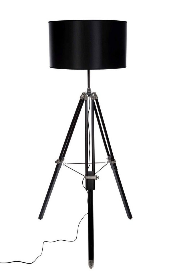 BIRENDY Stehlampe XXL Stativlampe Stehlampe im Dreibein Stativ Look Style,  F702 schwarz