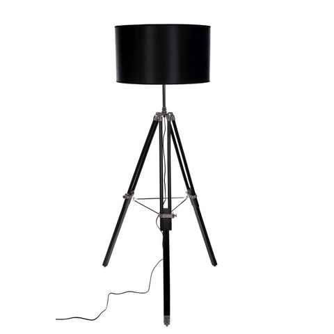 BIRENDY Stehlampe XXL Stativlampe Stehlampe im Dreibein Stativ Look Style, F702 schwarz