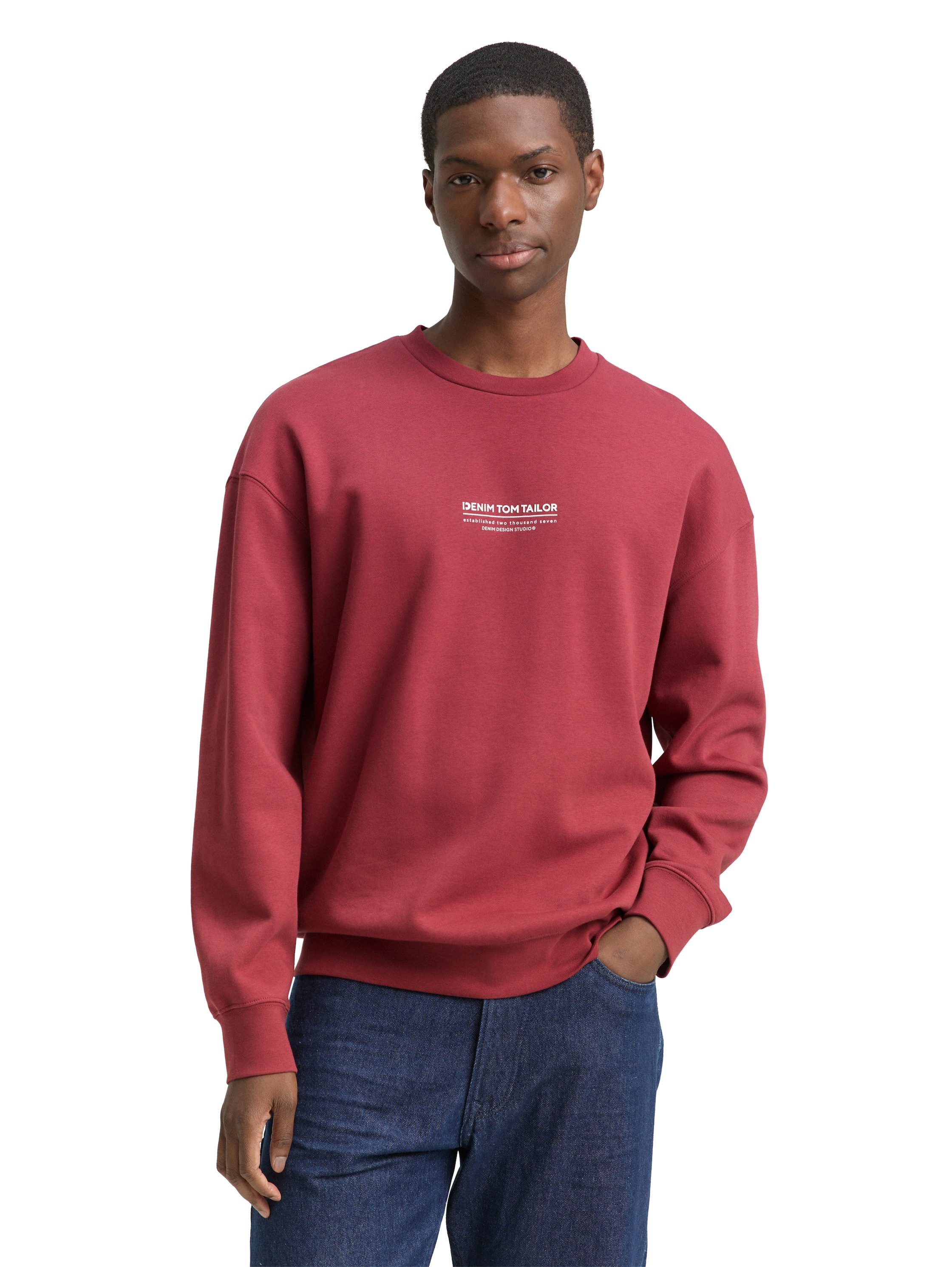 TOM TAILOR Denim Sweatshirt mit Logo günstig online kaufen