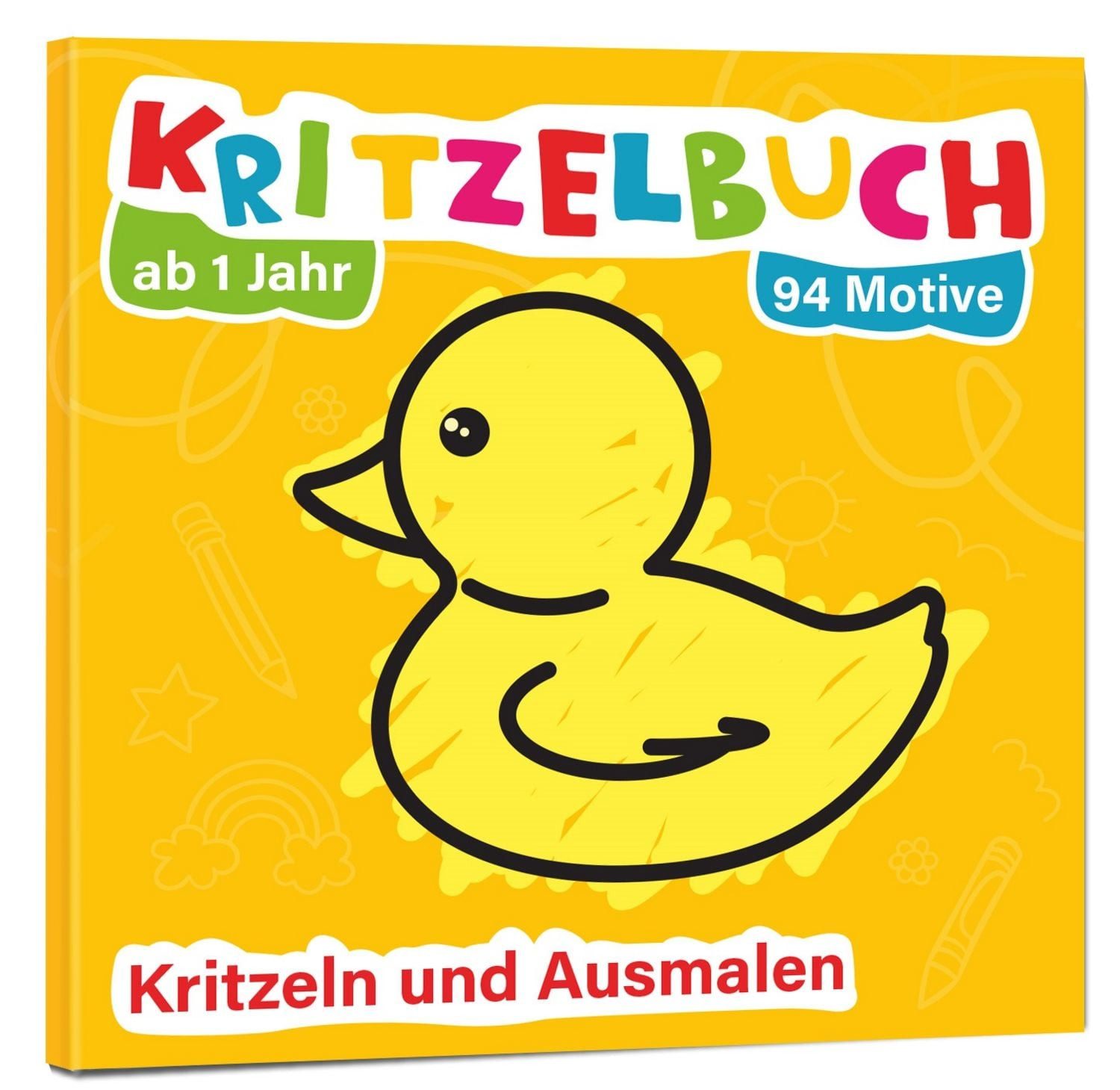 Mein erstes Kritzelbuch ab 1 Jahr: über 94 große Motive - für Jungs un / Markt+Technik