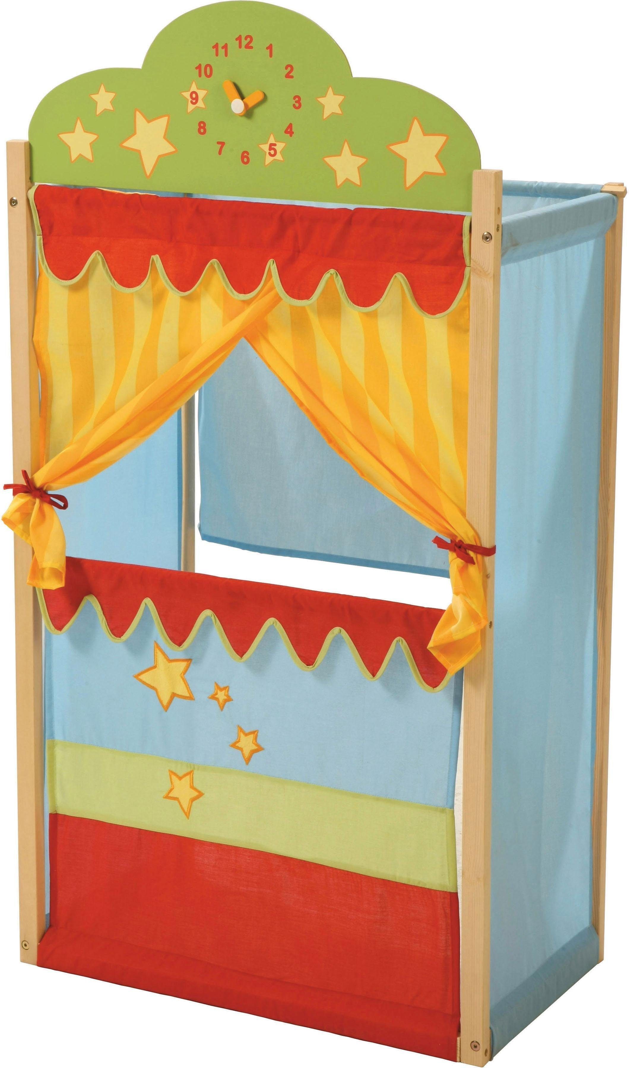 roba® Kasperletheater (mit Holzgestell und Stoffbespannung) günstig online kaufen