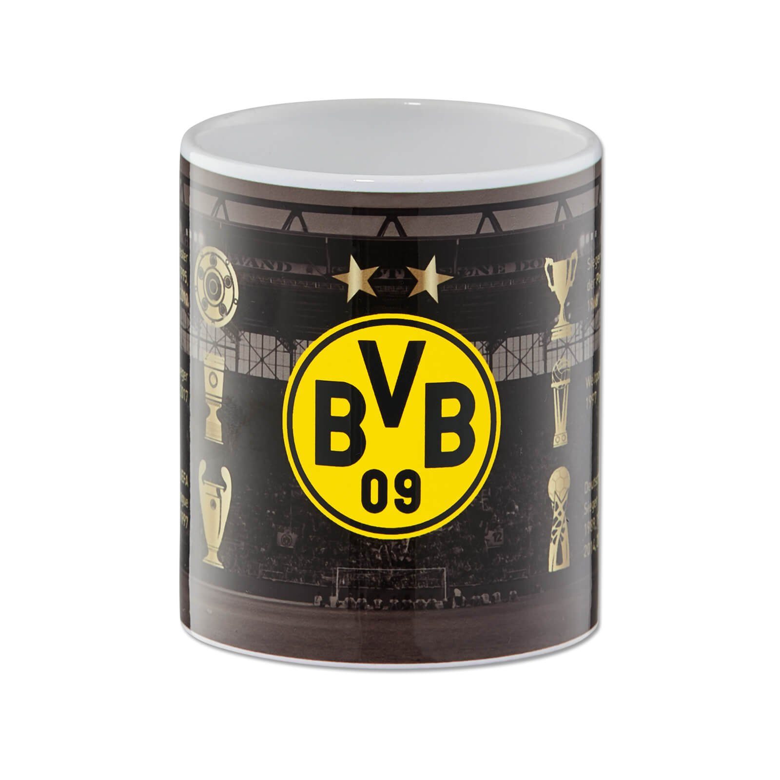 Borussia Dortmund Tasse BVB Tasse Erfolge, Keramik