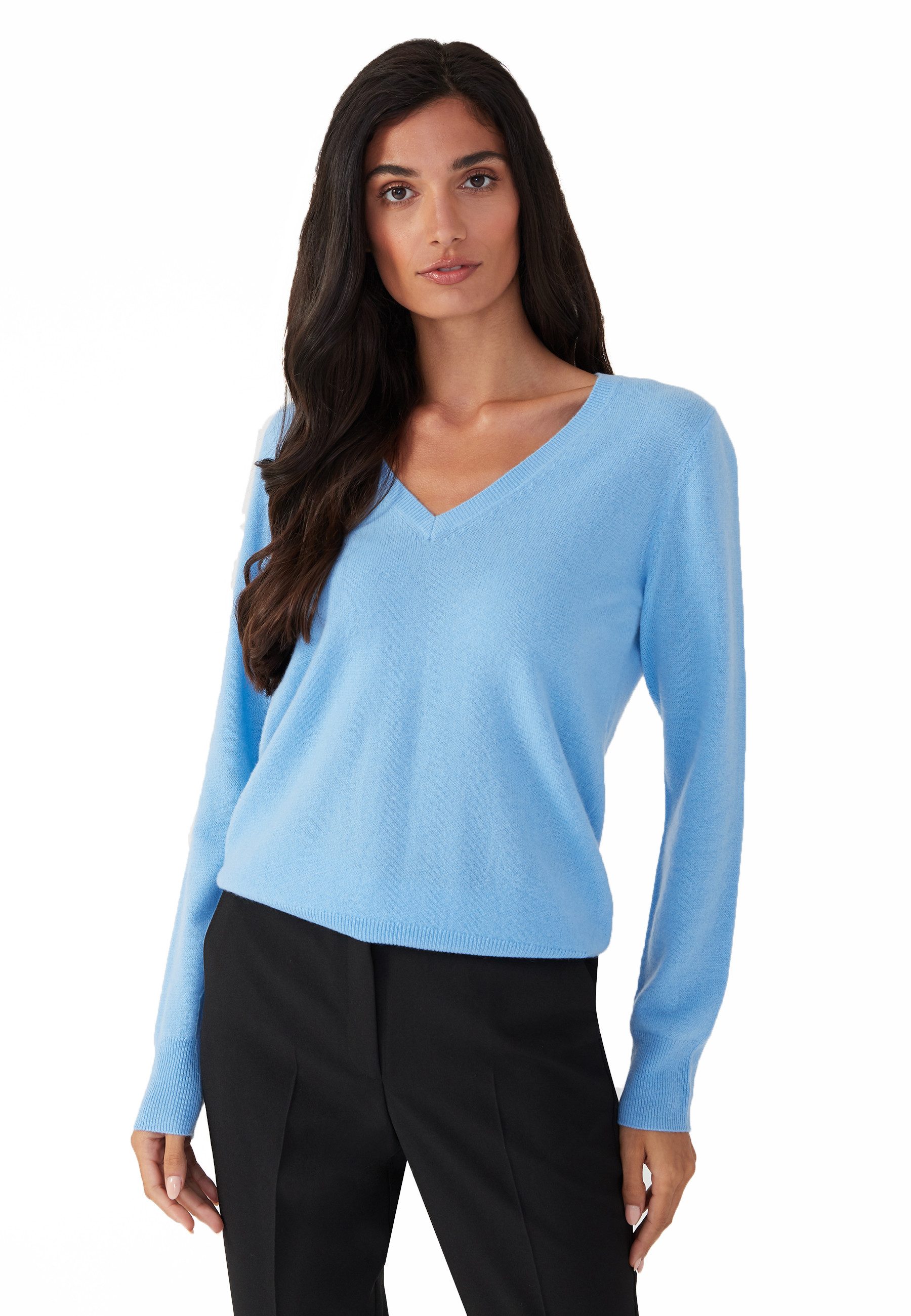 Style & Republic Kaschmirpullover Kaschmirpullover V-Neck Kaschmirpullover günstig online kaufen