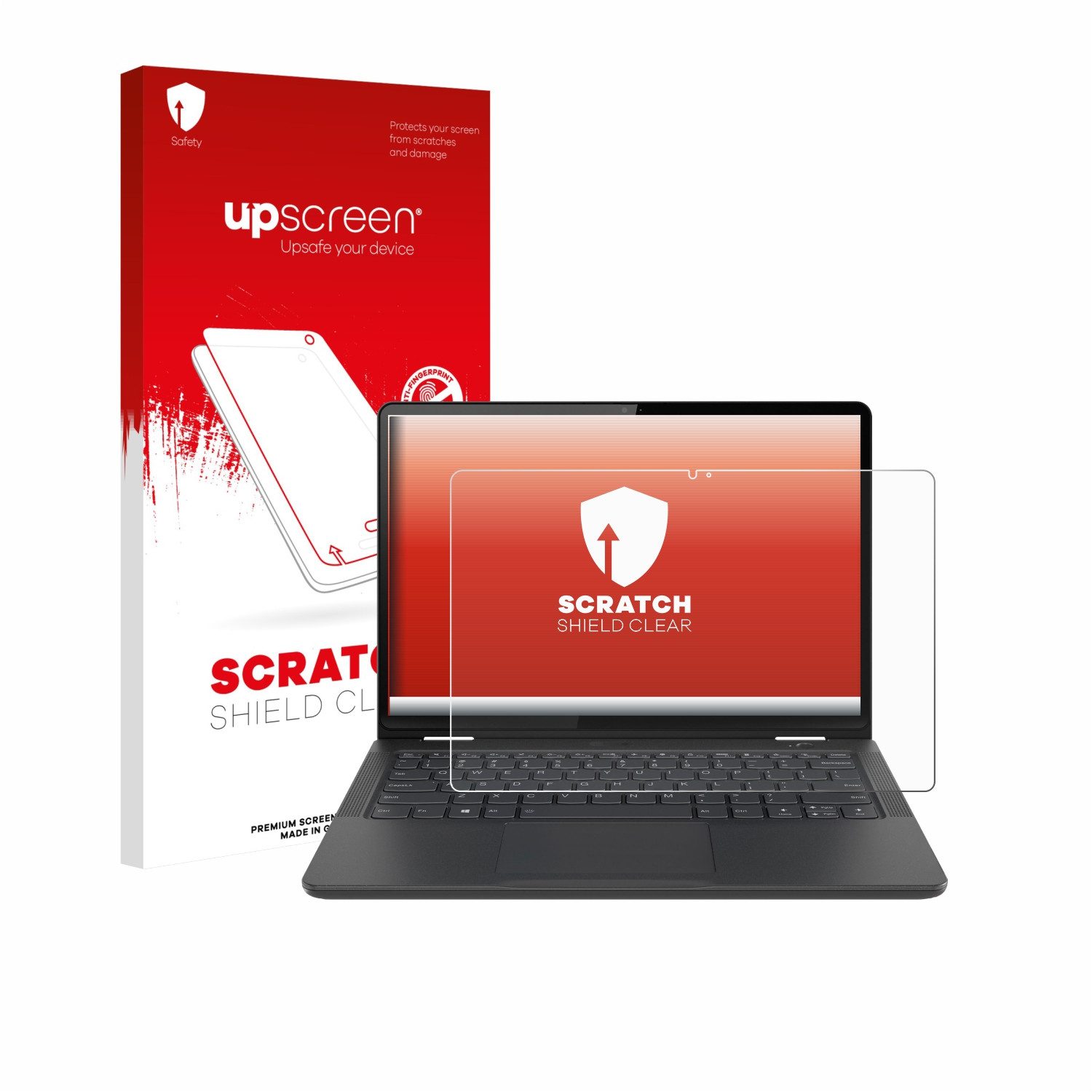 upscreen Displayschutzfolie Schutzfolie für Lenovo 13w Yoga Gen 2, Displayschutz Schutz Folie Klar Transparent