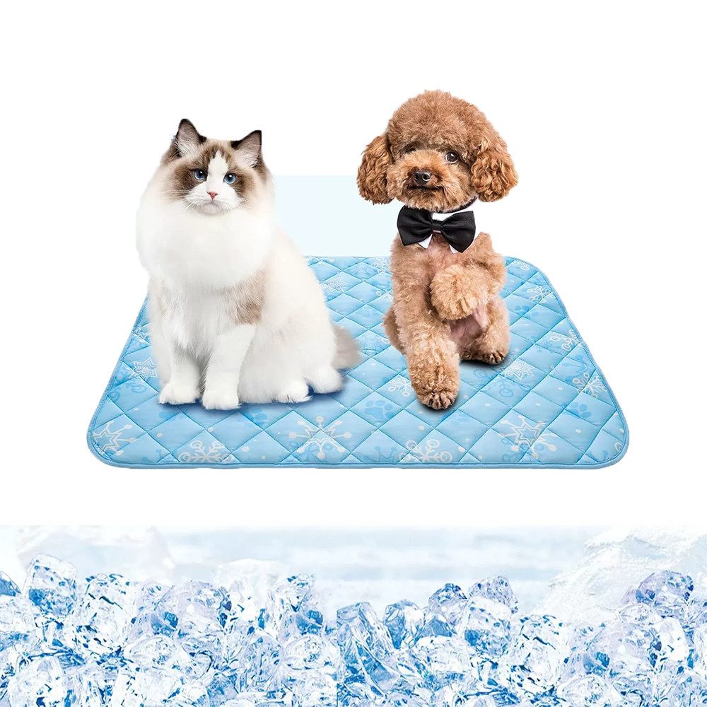 Agger Hundematte Kühlmatte für Hunde Katze, Wasserdicht,dick,für extra große Hunde, Sommer Hundedecke,Kühldecke für Katze leicht zu reinigen faltbar
