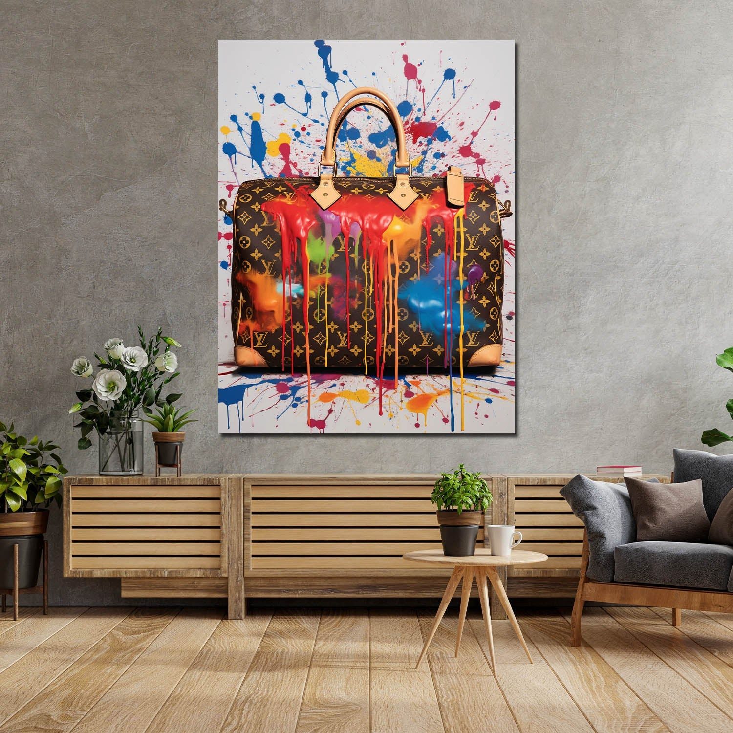 Artedinoi Leinwandbild Tasche Luxus Pop Art günstig online kaufen