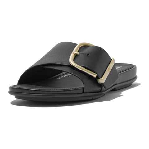 Fitflop GRACIE MAXI-BUCKLE Pantolette, Sommerschuh, Schlappen, verstellbare Schnalle für tolle Passform