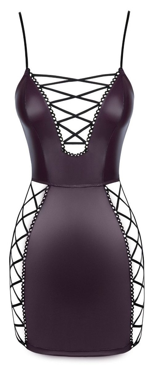 Minikleid Wetlook Mini-Kleid - lila