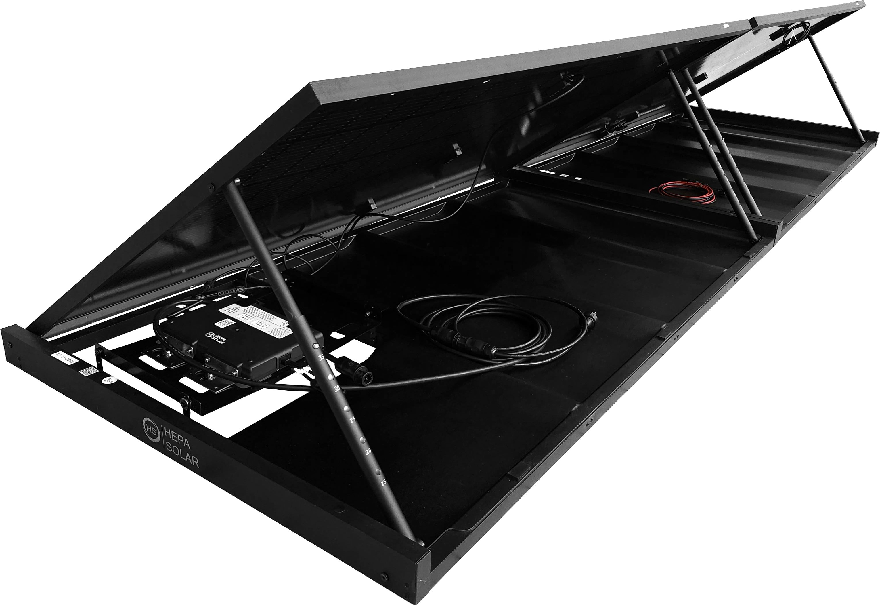 HEPA Solar Balkonkraftwerk HEPA PREMIUM 800, Heterojunction (HJT), IP68, hohe Effizienz, Plug & Play