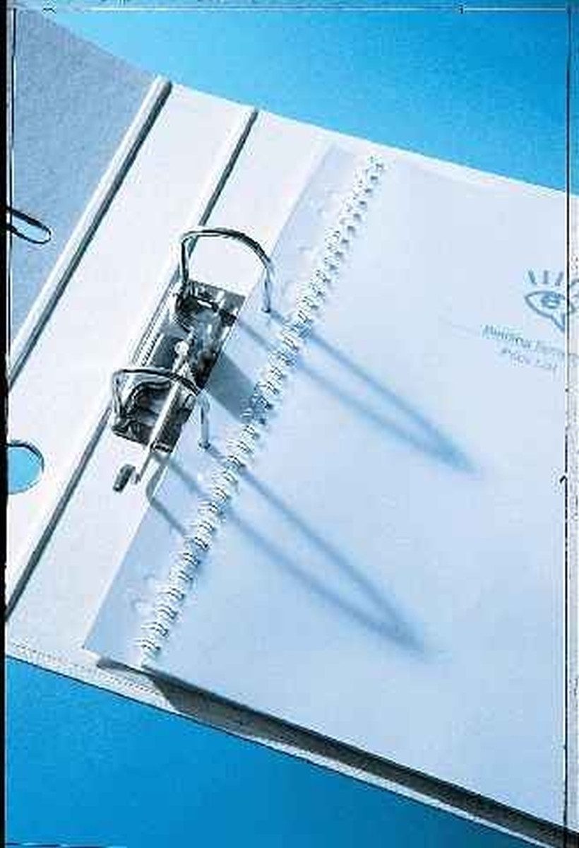 GBC Thermo-Bindemappe Abheftstreifen ibiStrip 21 Ringe transparent VE=100 Stück, (