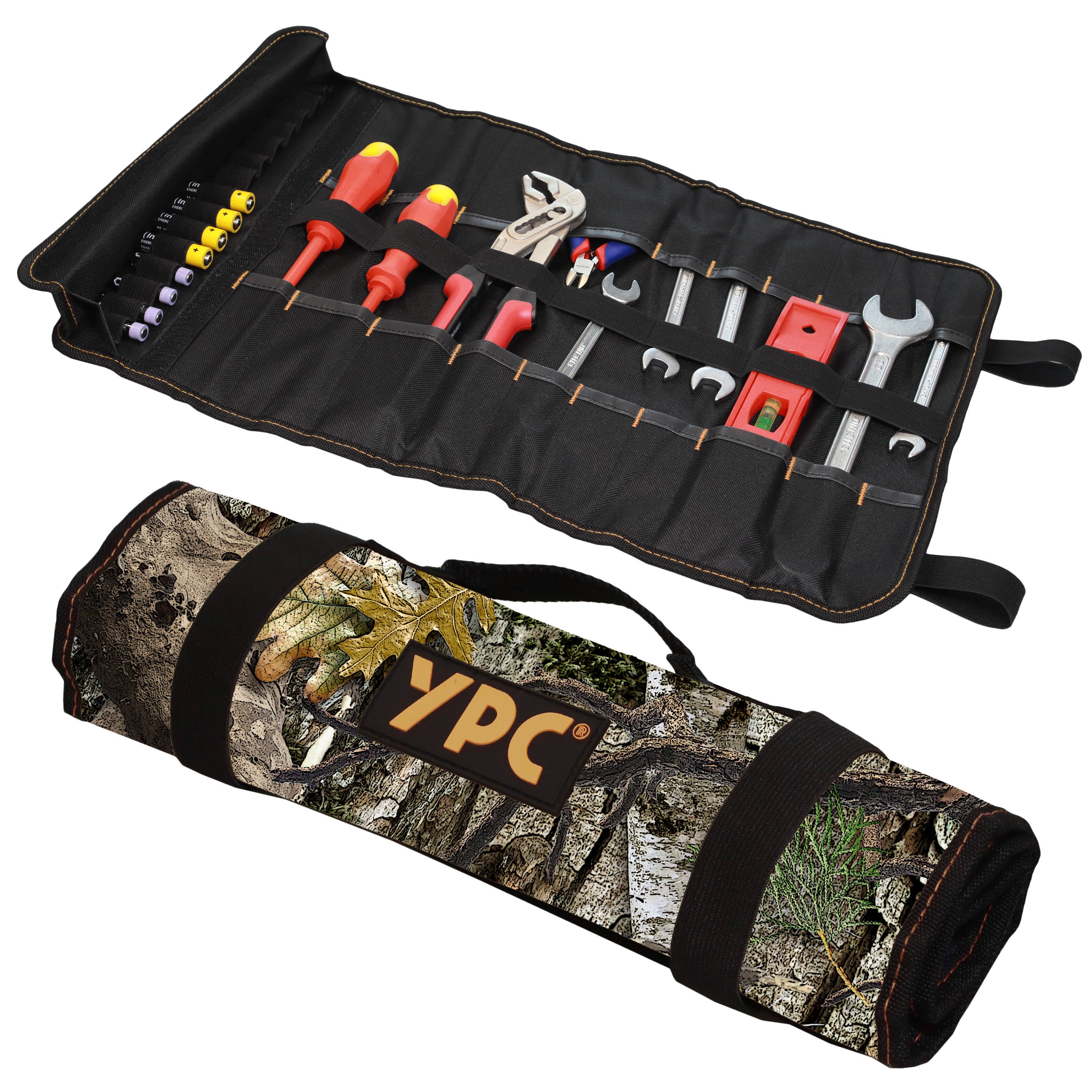 YPC Werkzeugtasche "VarioRoll XL" Werkzeug Rolltasche 56x34cm, reißfest, robust, wasserabweisend, XL Abmessungen, praktisch