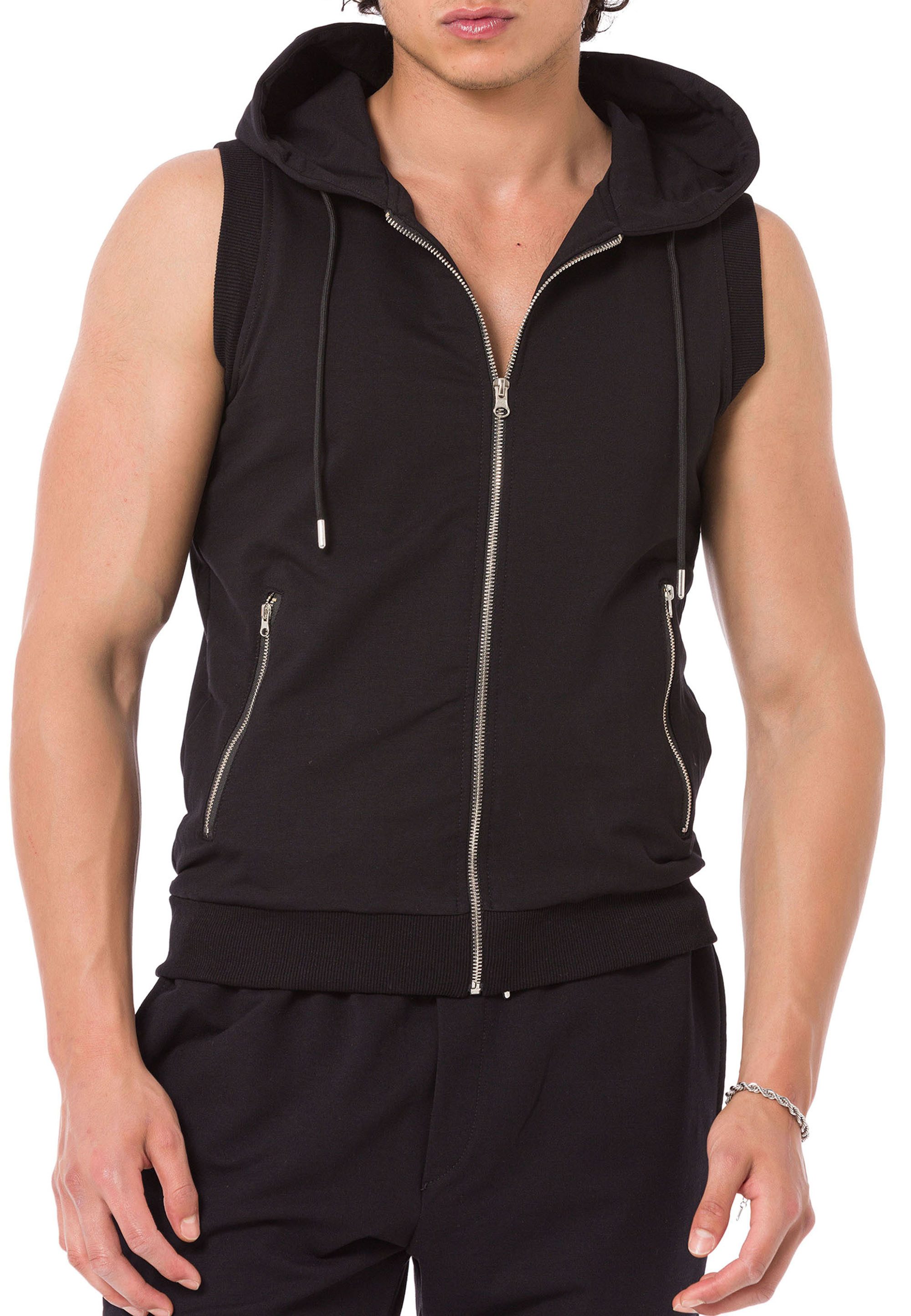 RedBridge Sweatweste mit Kapuze und Reißverschluss