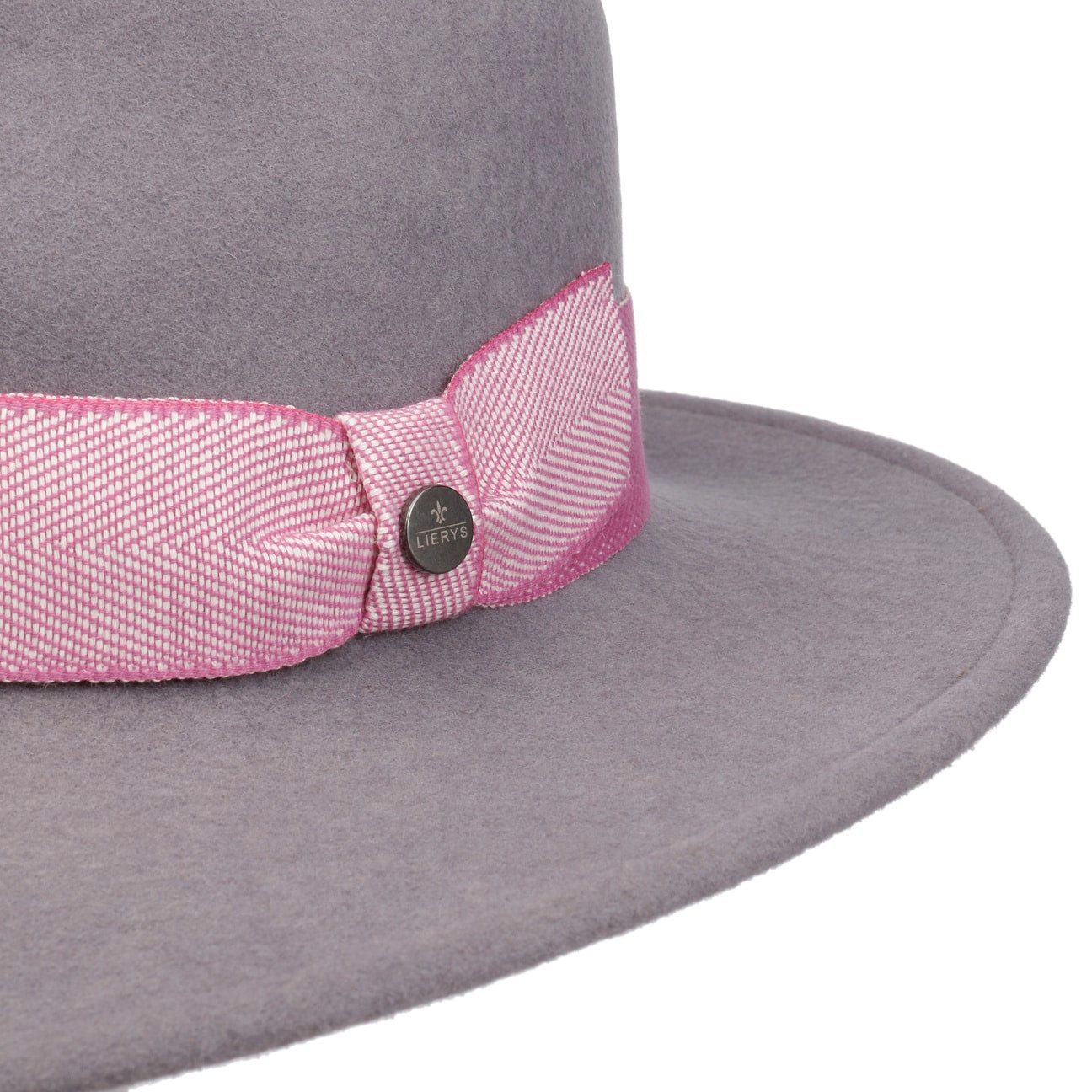 Lierys Filzhut (1-St) Bogarthut mit Ripsband, Made in Italy
