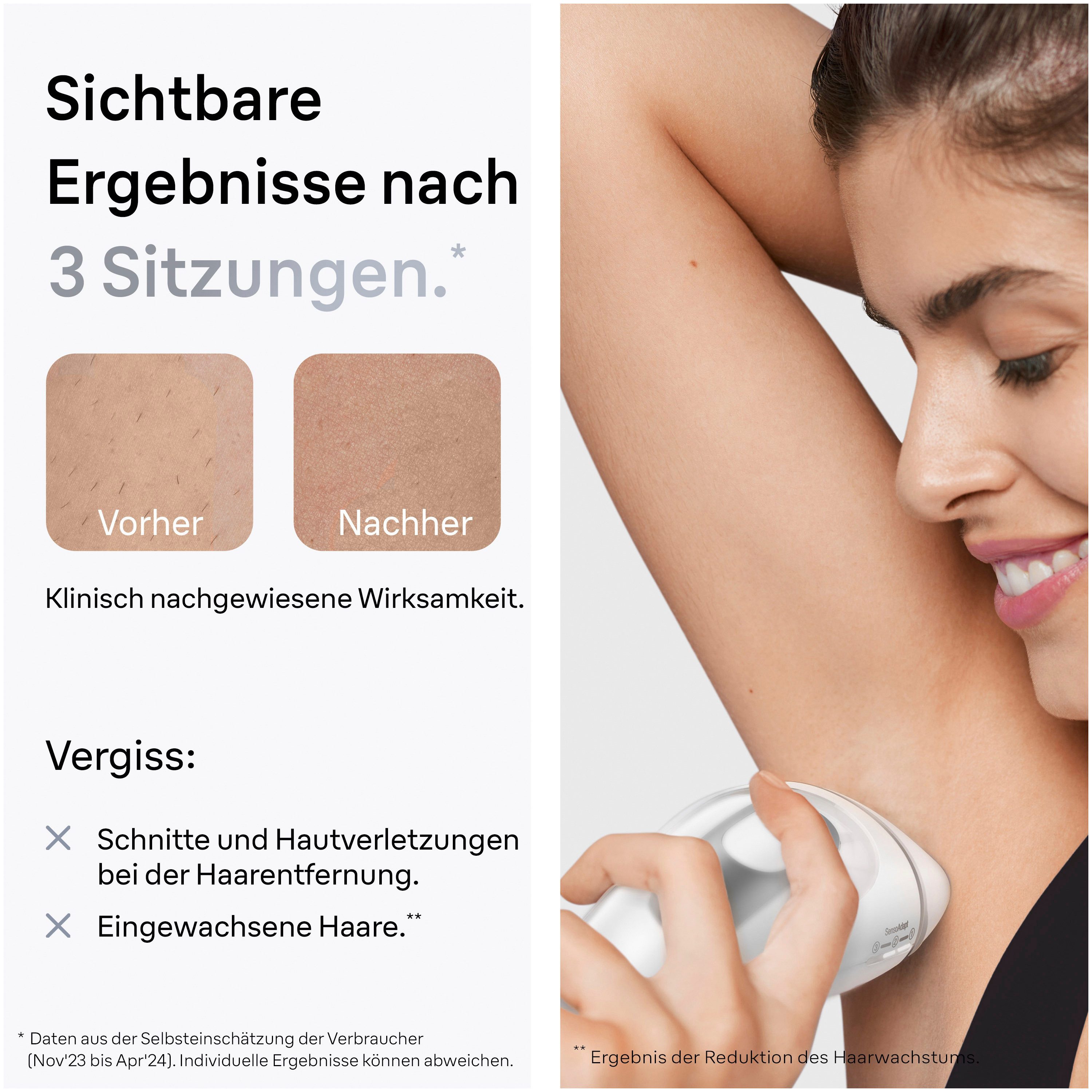 Braun IPL-Haarentferner Silk-expert Pro IPL PL3020, 300.000 Lichtimpulse, mit Aufbewahrungstasche, Designed In Germany