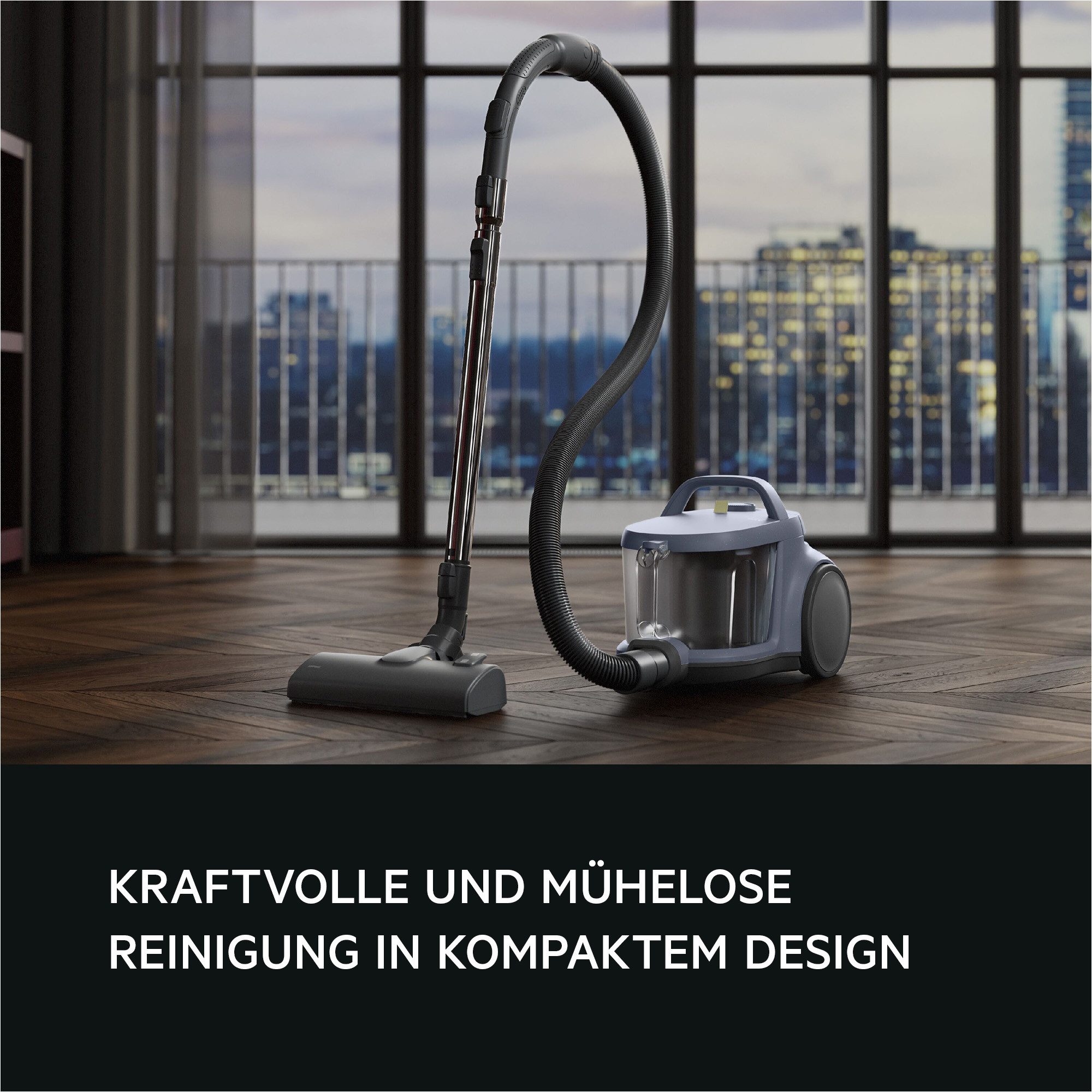 AEG Bodenstaubsauger CLEAN 5000 BEUTELLOSER STAUBSAUGER (AL51C1LDB), 1000 W, beutellos, Kraftvolle Reinigung mit waschbarem HEPA‑Filter für sauberere Luft