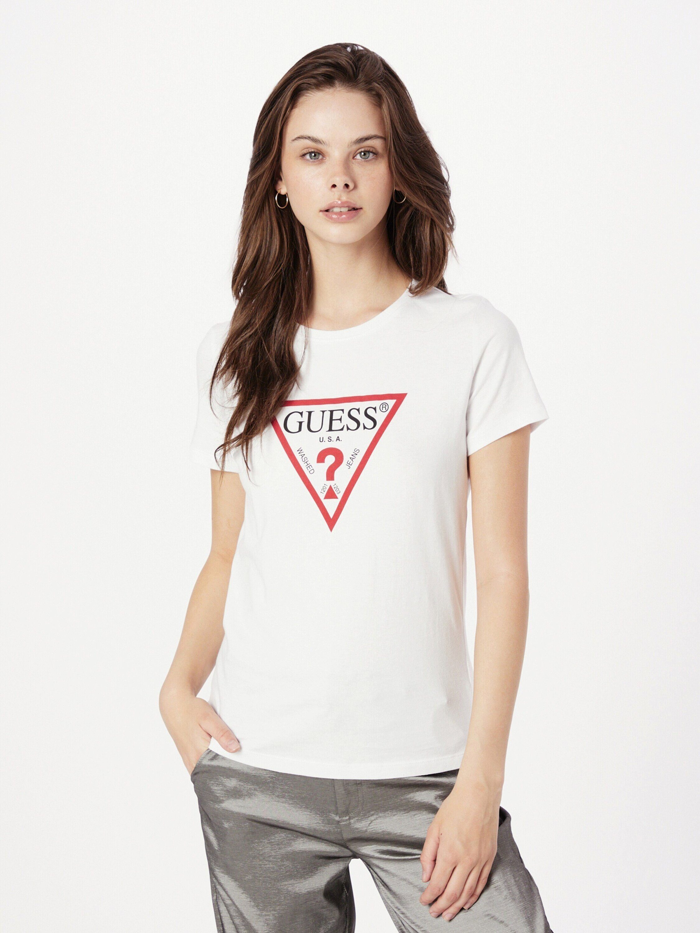 Guess T-Shirt (1-tlg) Plain/ohne Details günstig online kaufen