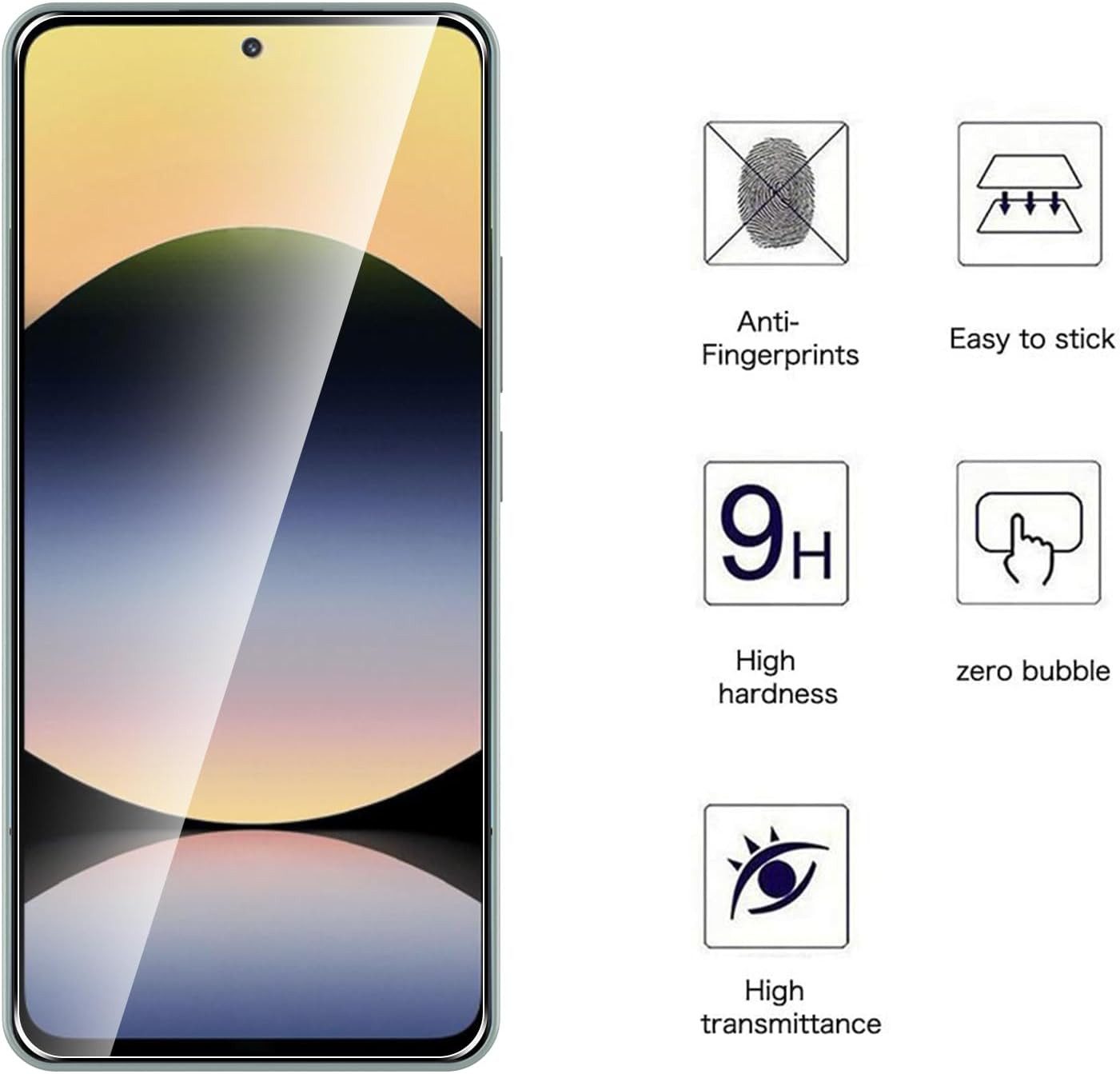 MSM Displayschutzglas 2X Schutzglas (Display + Kamera) für Xiaomi Redmi Note 14 4G – Bild 5 von 5