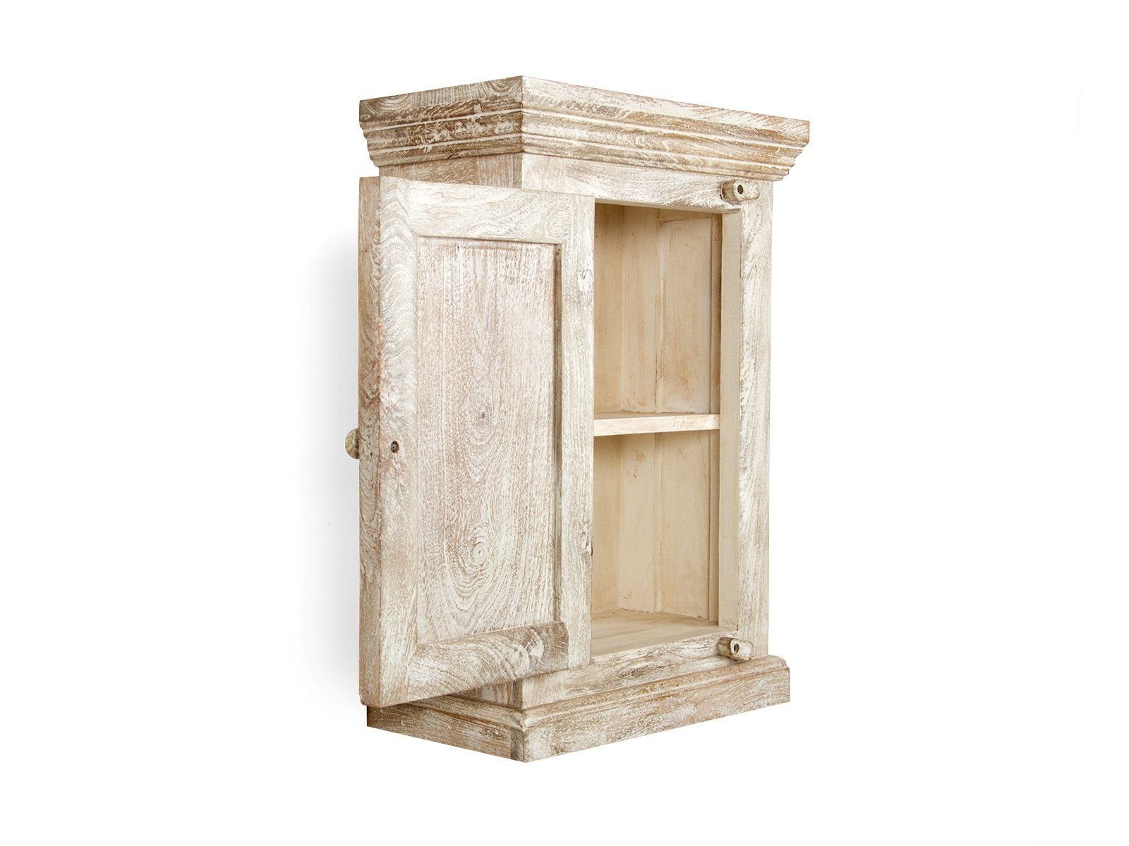massivum Hängeschrank Patina Badzimmer Wandschrank Landhaus massiv