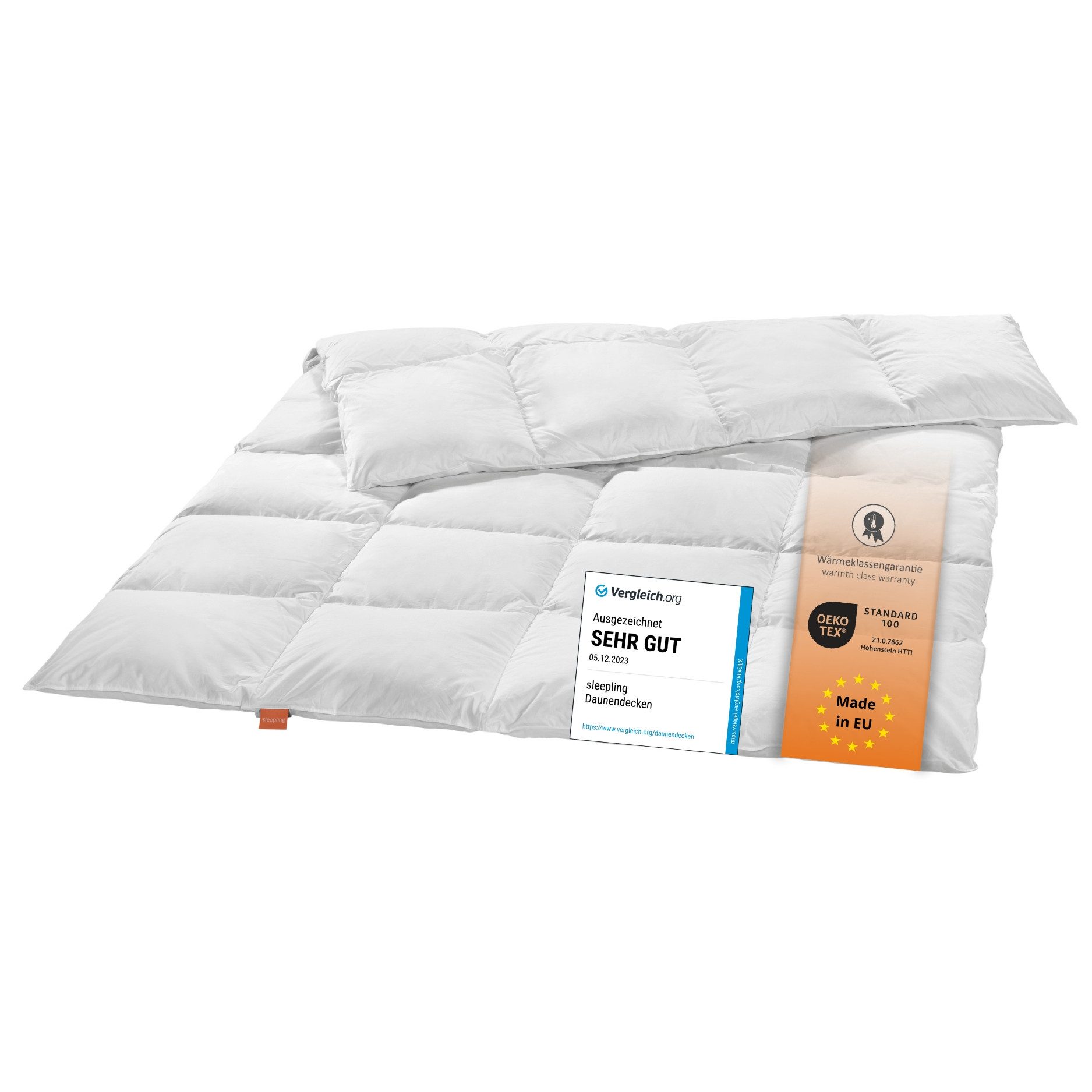 sleepling Daunenbettdecke "Komfort", Füllung: 90% Daunen, günstig online kaufen