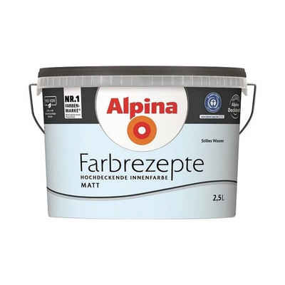 Alpina Wand- und Deckenfarbe Alpina Farbrezepte 2,5 L. Stilles Wasser Matt