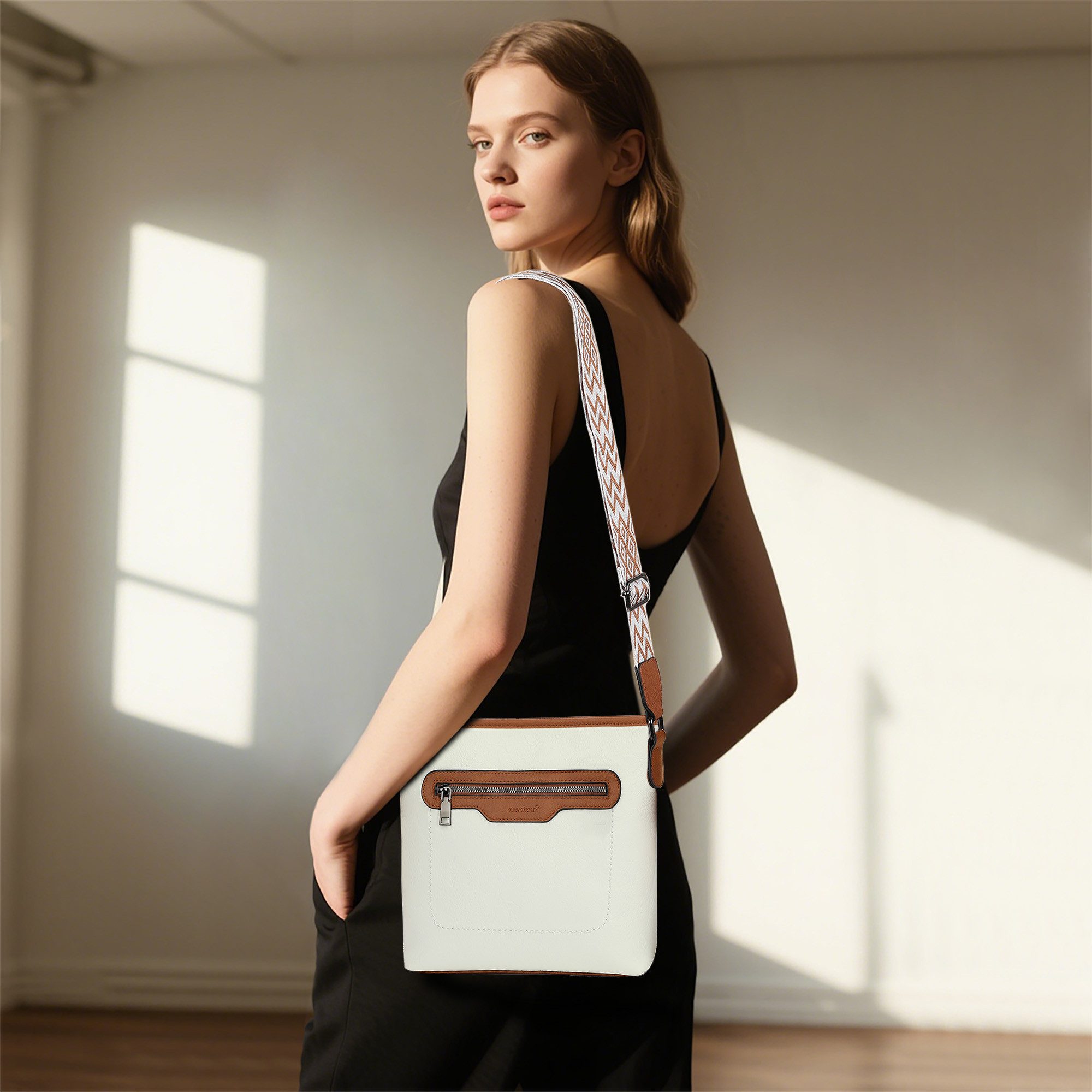 TAN.TOMI Umhängetasche Schultertasche für Damen Modische Henkeltasche Cross günstig online kaufen