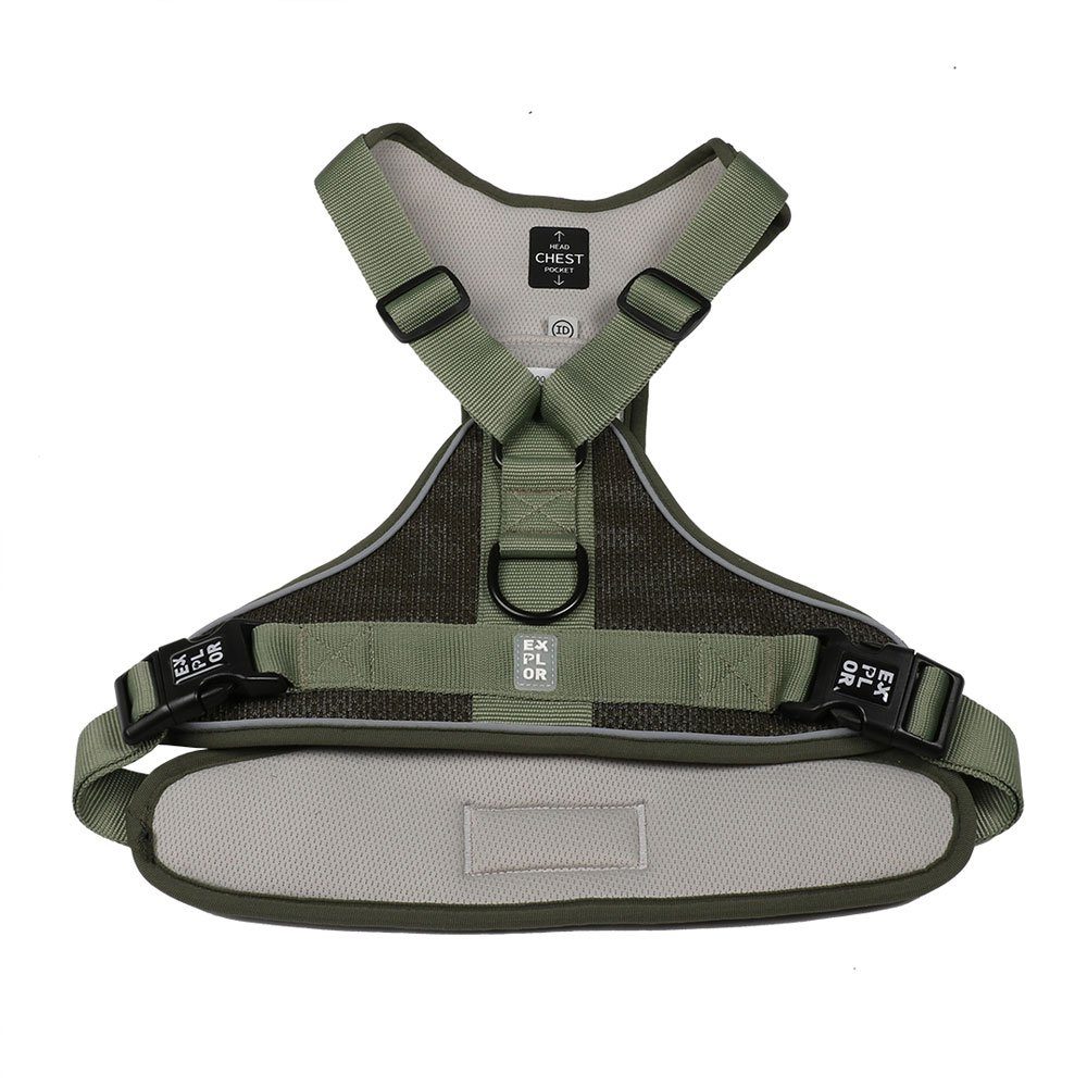 DUVO+ Hunde-Geschirr Duvoplus EXPLOR Ultimate Fit No-Pull-Geschirr - Undercover Green