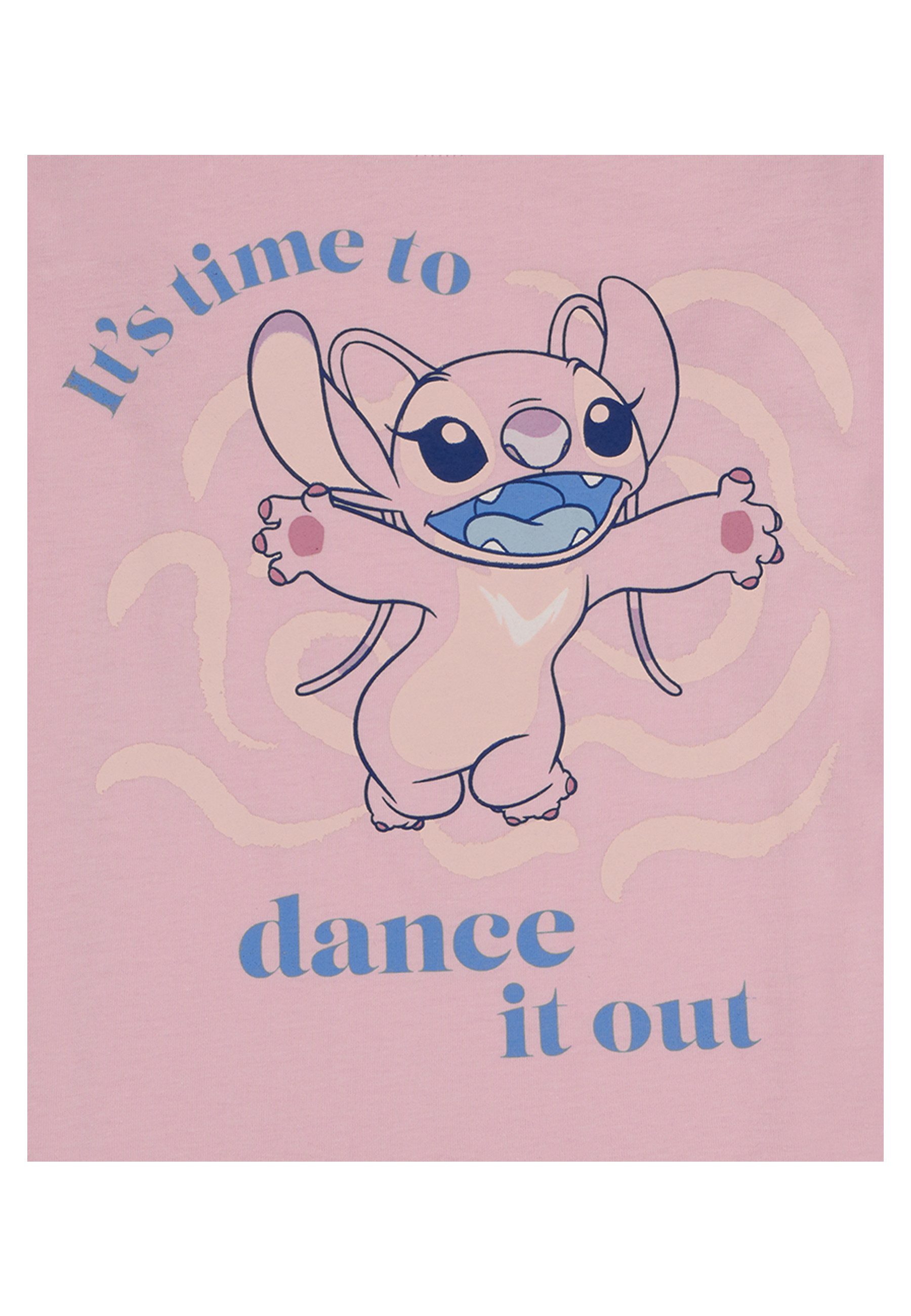 ONOMATO! Langarmshirt Stitch Kinder Mädchen T-Shirt Longsleeve Langarm-Shirt