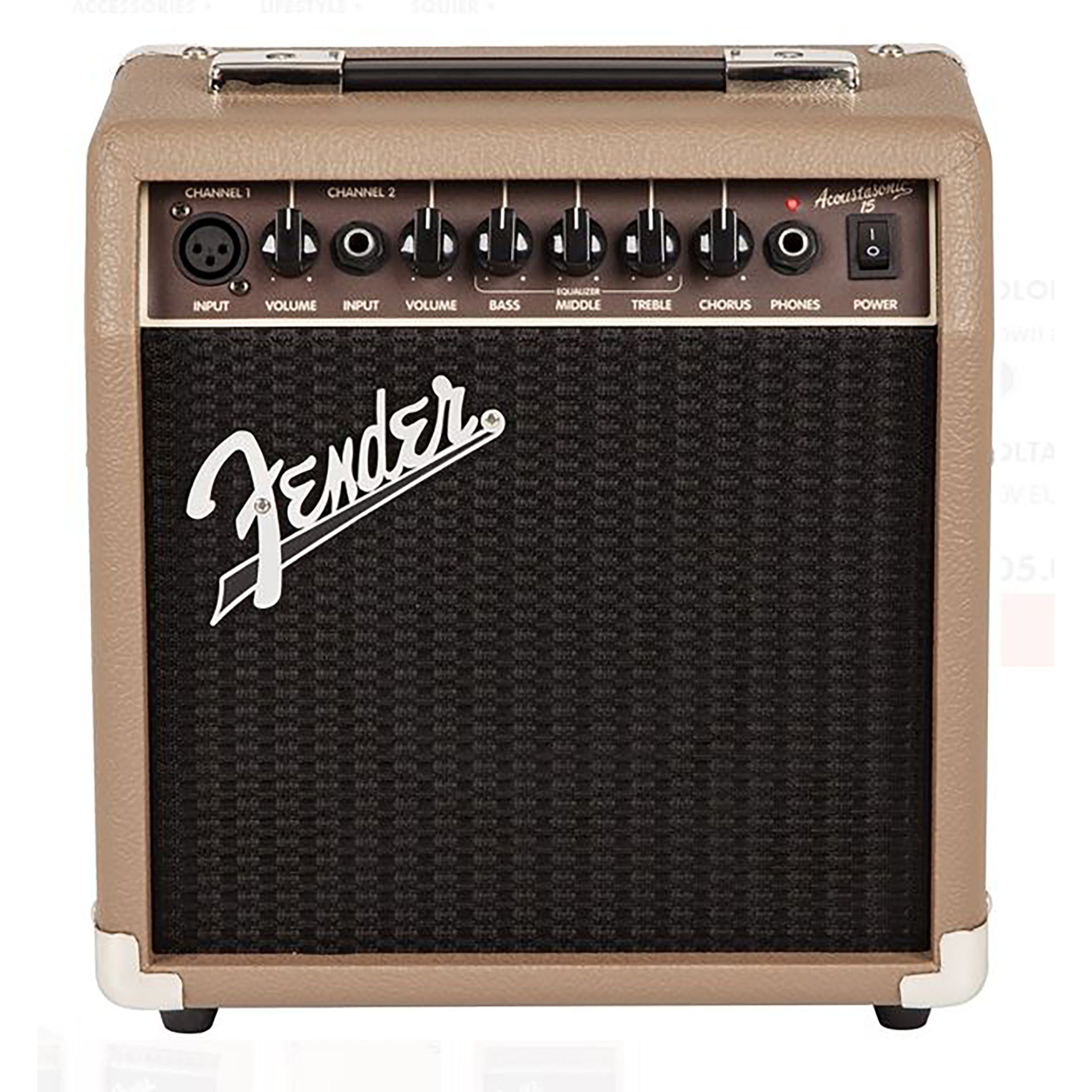 Fender Verstärker (Acoustasonic 15 - Akustikgitarren Verstärker)