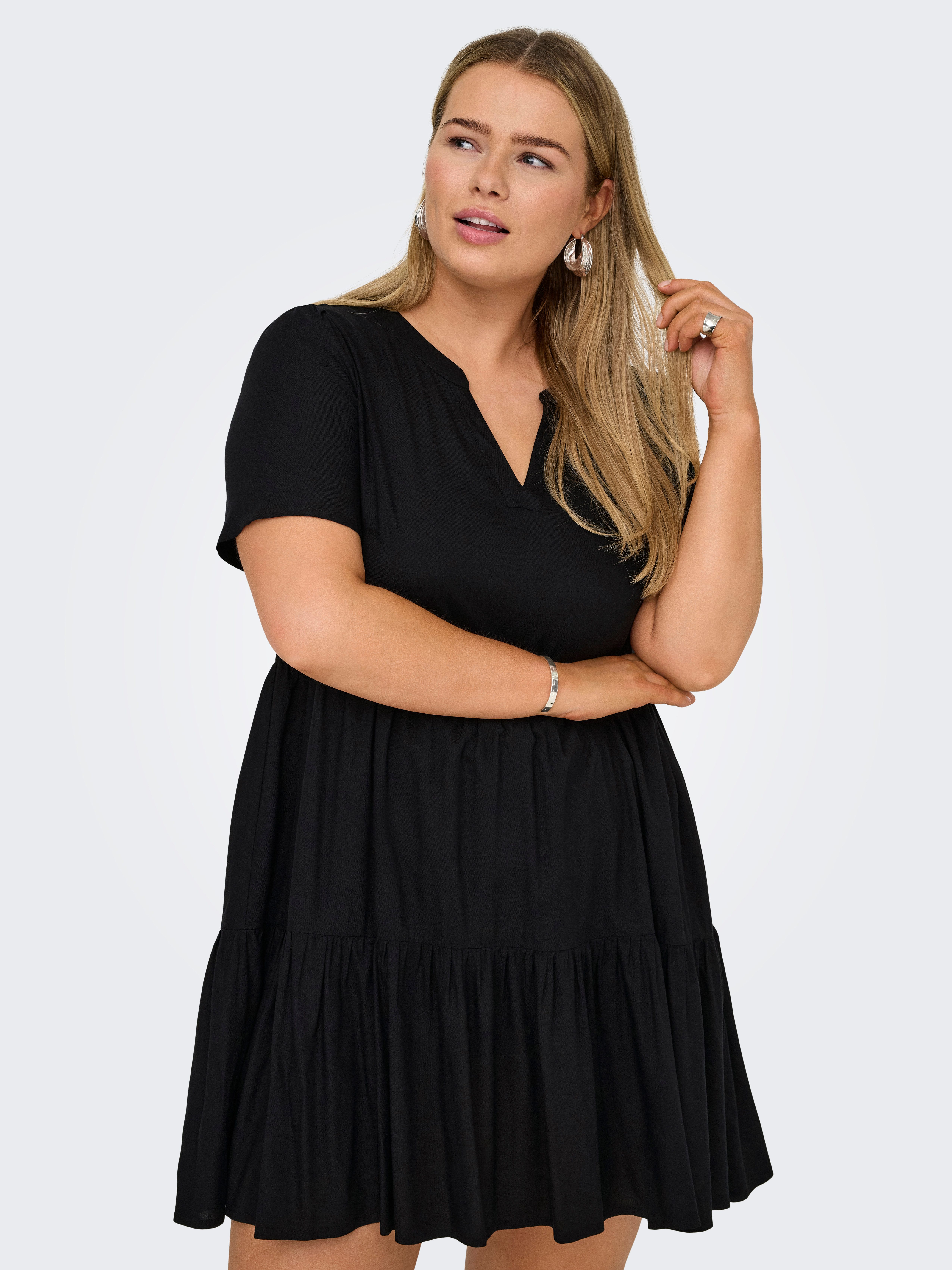 ONLY CARMAKOMA Minikleid CARZALLY LIFE S/S THEA TUNIC DRESS NOOS Sommerklei günstig online kaufen