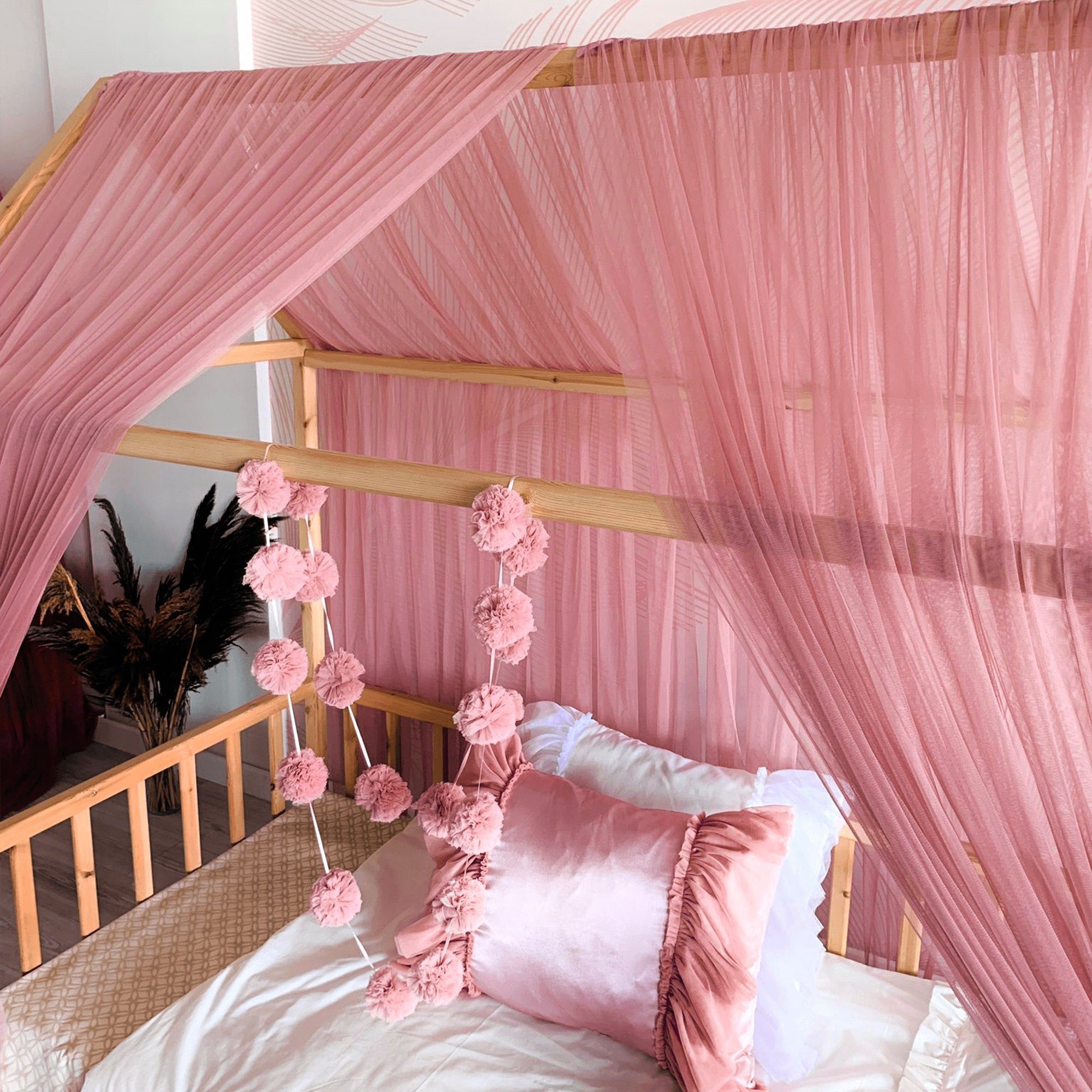 Baby Fancyroom Betthimmel Betthimmel Tüll Hausbett günstig online kaufen