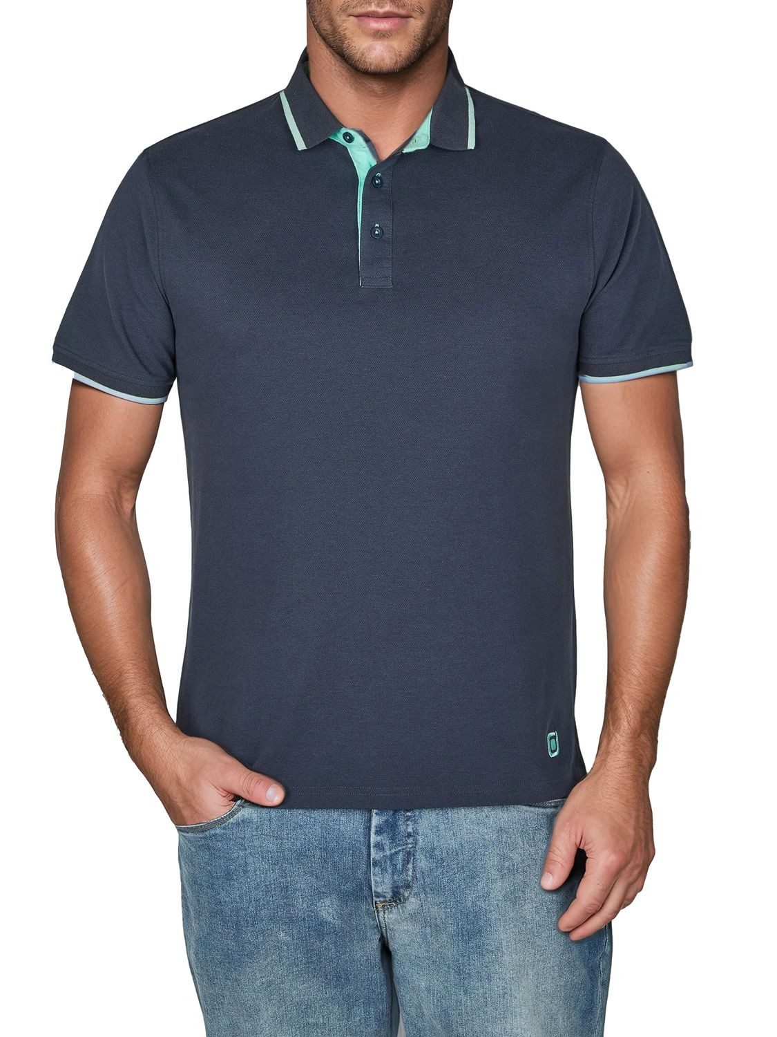 riverso Poloshirt Herren Polohemd 3er-Set Regular günstig online kaufen