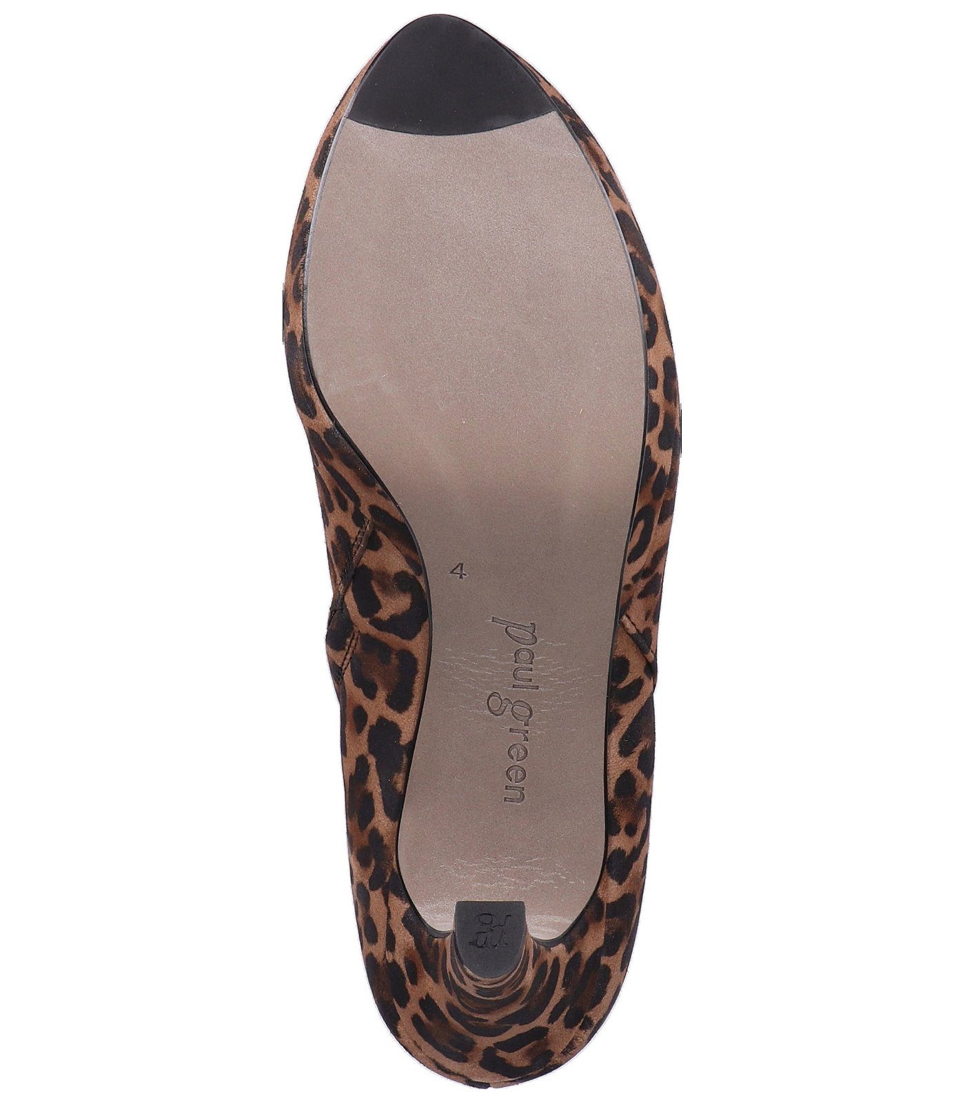 Paul Green Stiefelette Leder Leopard High-Heel-Stiefelette