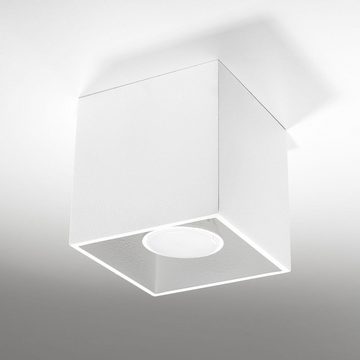 etc-shop LED Einbaustrahler, Leuchtmittel nicht inklusive, Aufbaustrahler Deckenlampen eckig Aufbauleuchte GU10 Aufputz Spot