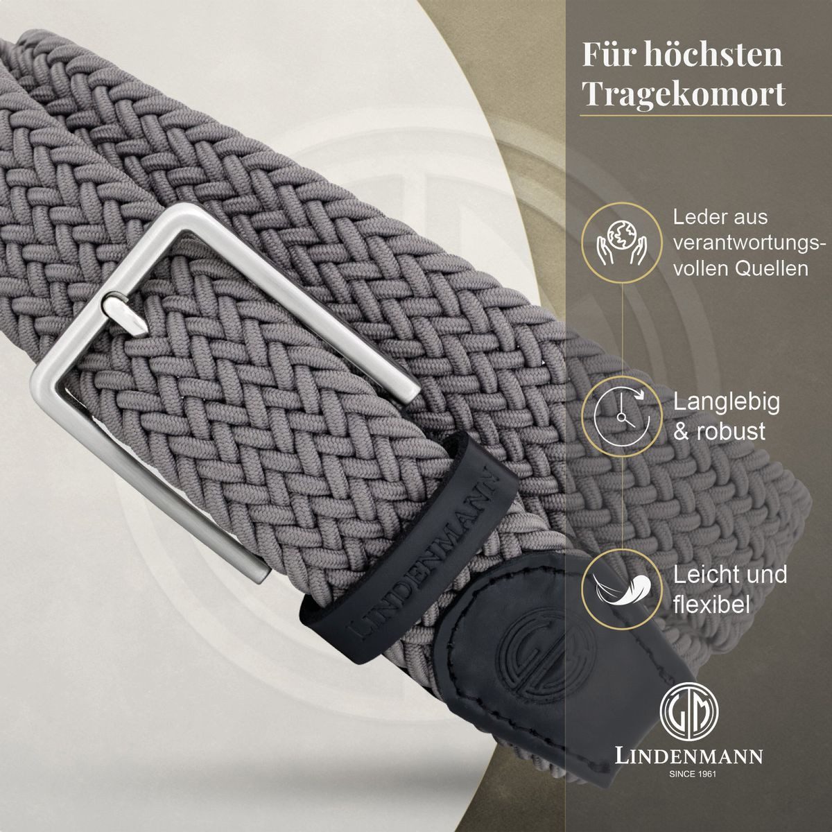 LINDENMANN Stretchgürtel